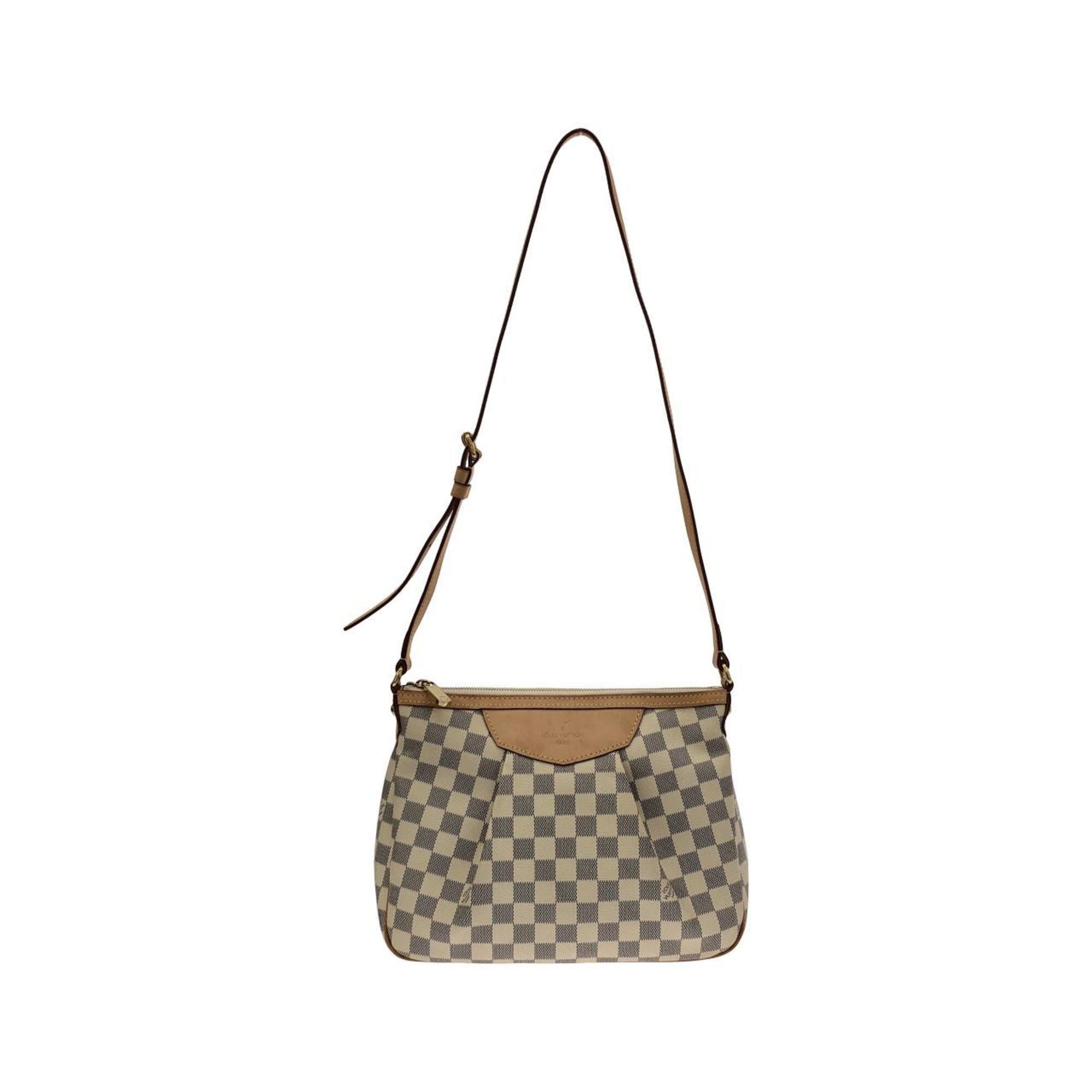 Louis Vuitton Damier Azur Azur Coated Canvas Shoulder Bag (Pre-Owned)