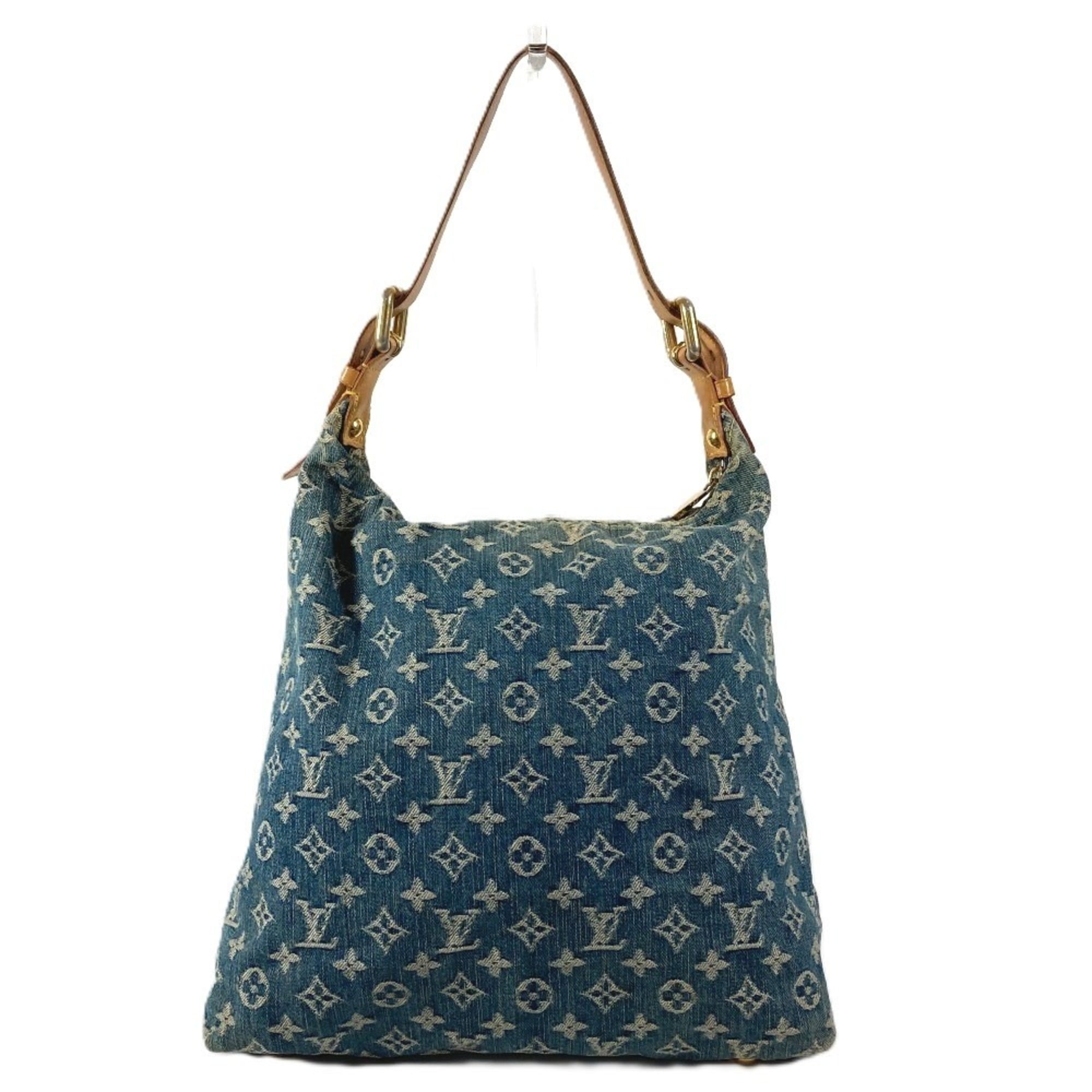 Louis Vuitton Monogram Denim Blue Monogram Denim Shoulder Bag (Pre-Owned)