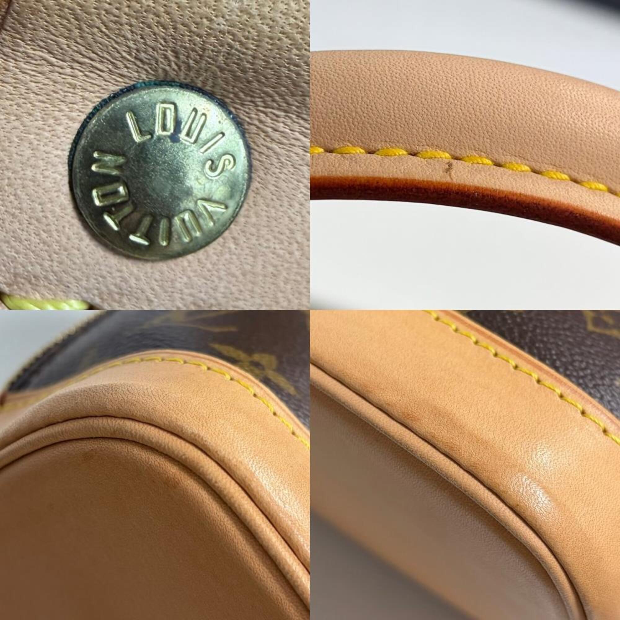 Louis Vuitton Brown Monogram Canvas Handbag (Pre-Owned)