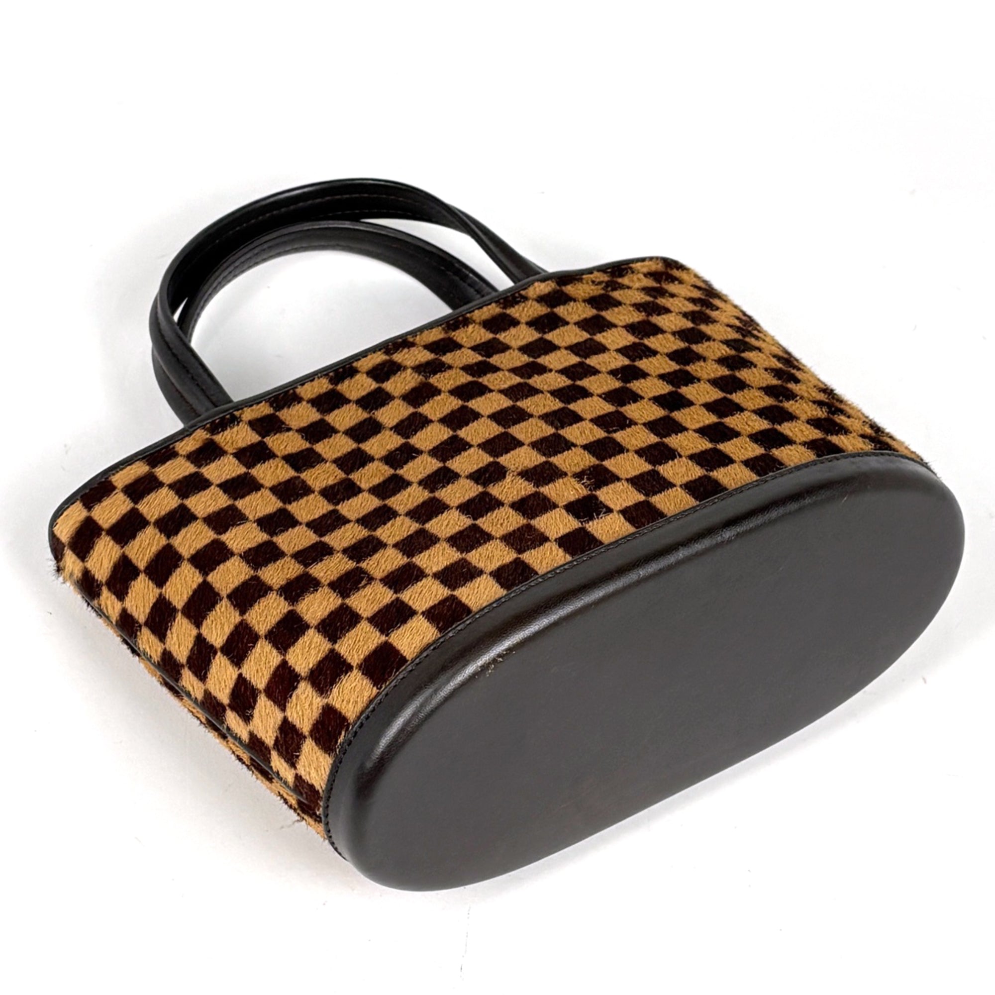 Louis Vuitton Damier Sauvage Brown Leather Handbag (Pre-Owned)