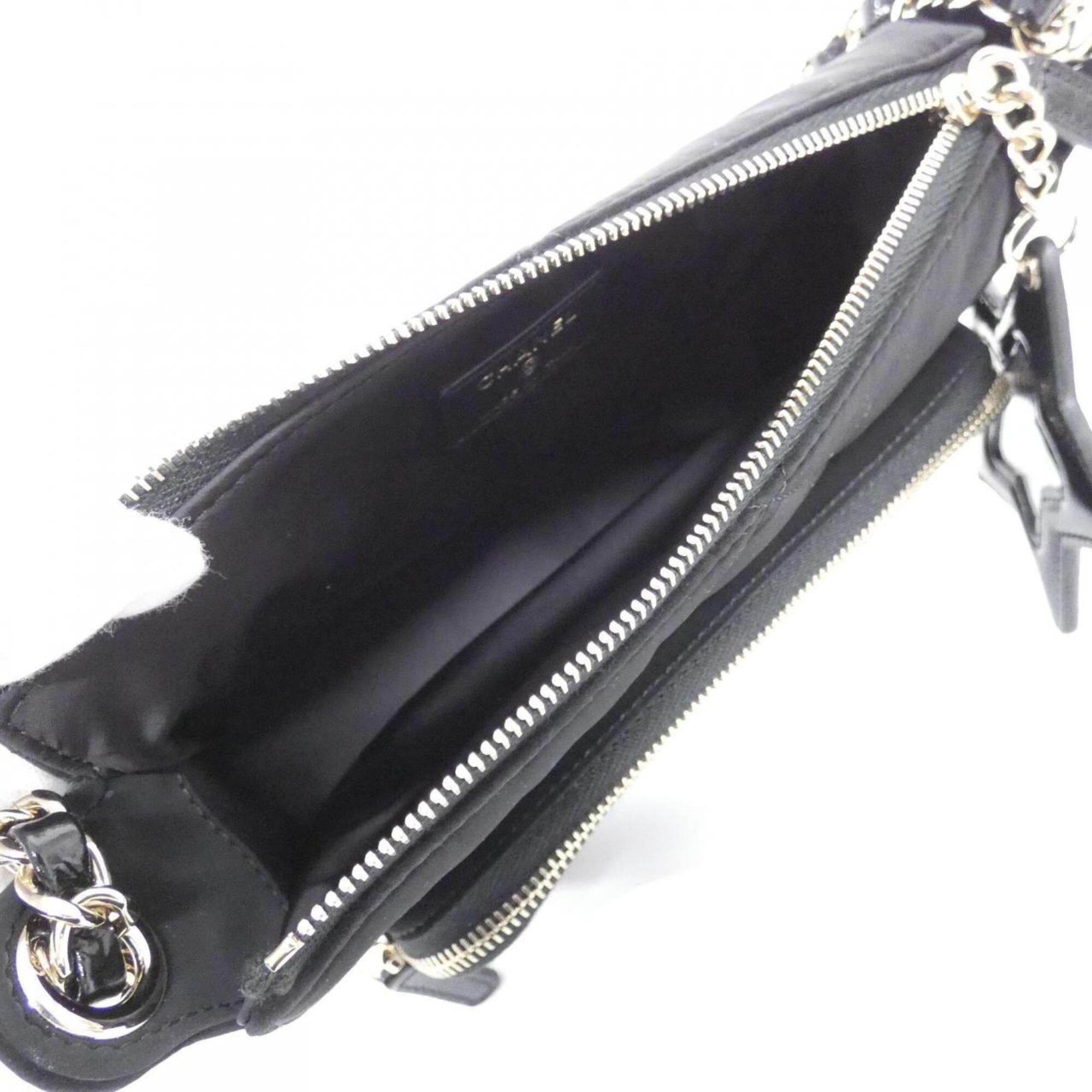 Chanel Black Handbag Shoulder Bag (Pre-Owned)