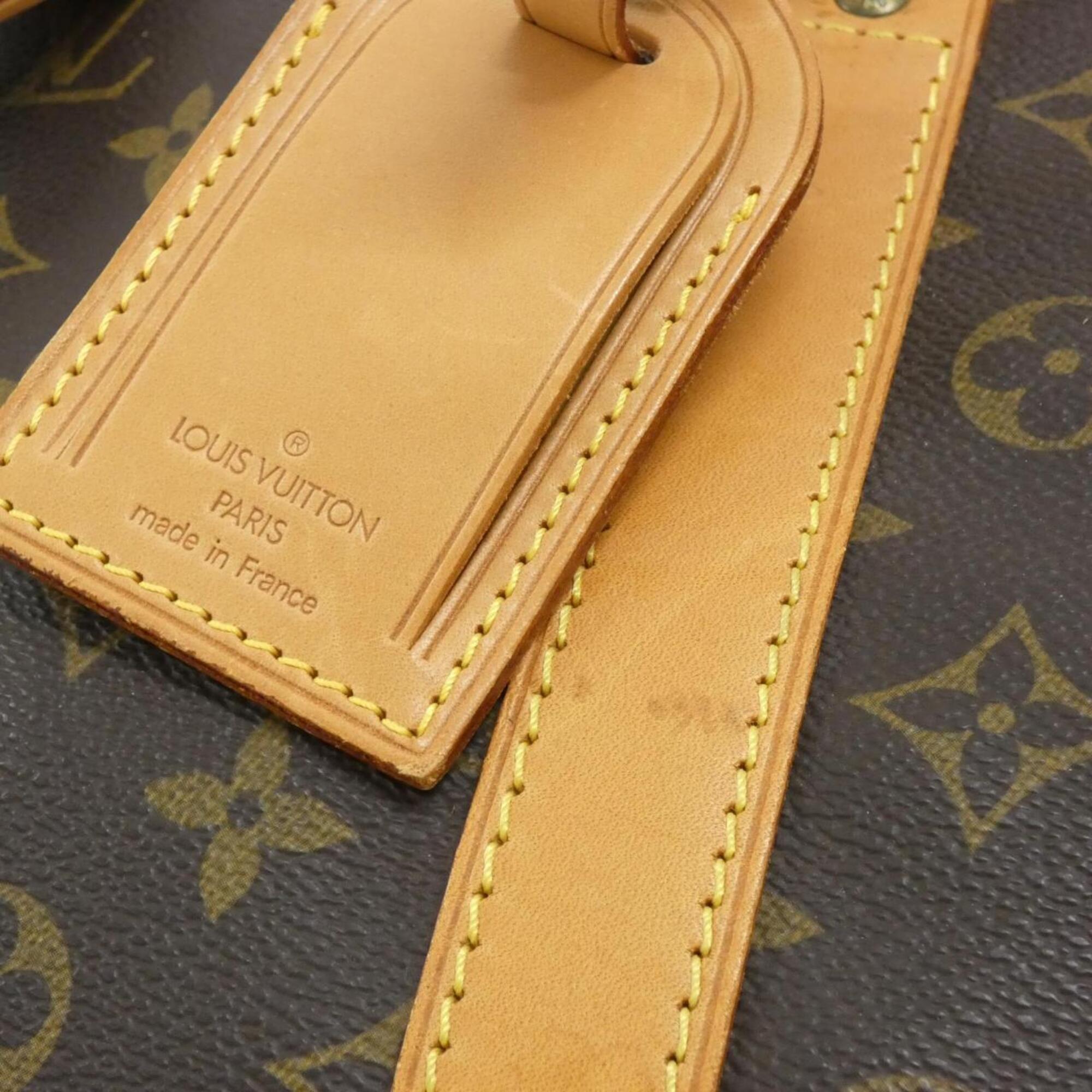 Louis Vuitton Marron Coated Canvas Boston Bag (Pre-Owned)