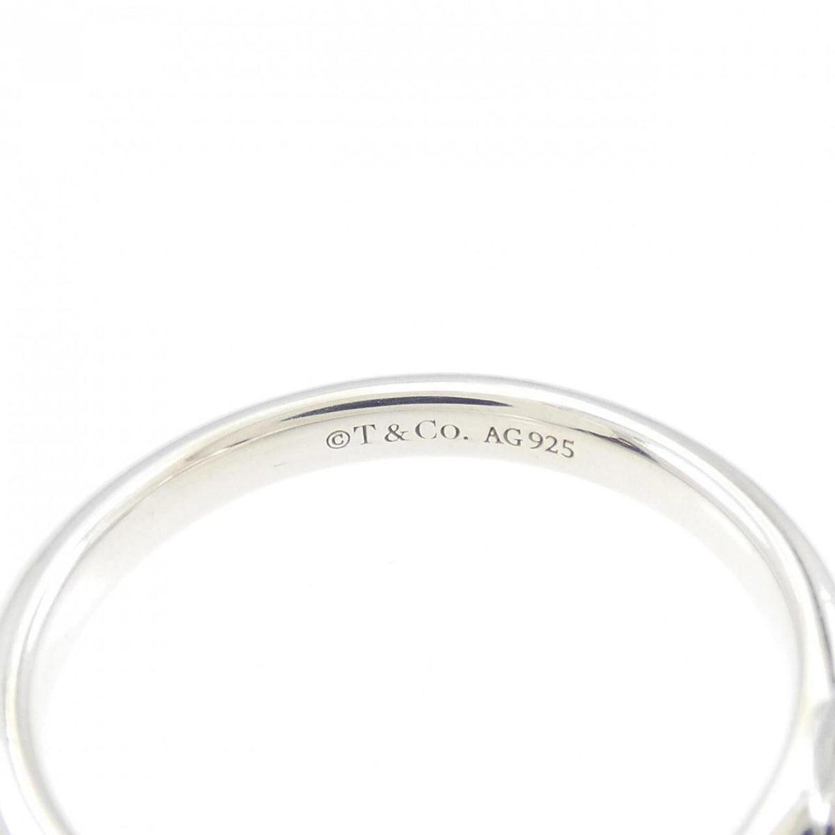 Tiffany Silver 925 Band Ring (Pre-Owned)