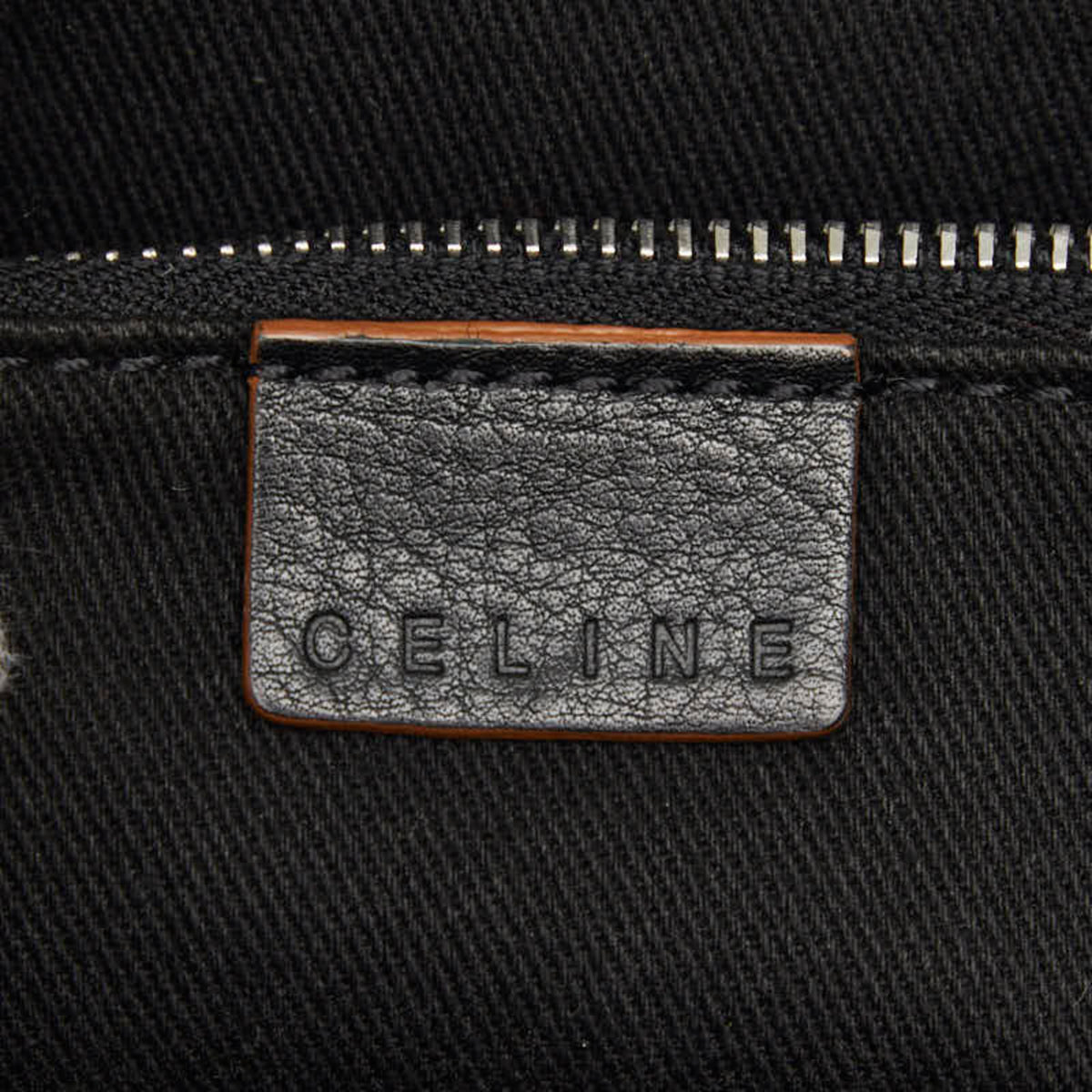 Celine Black Canvas Leather Handbag (Pre-Owned)