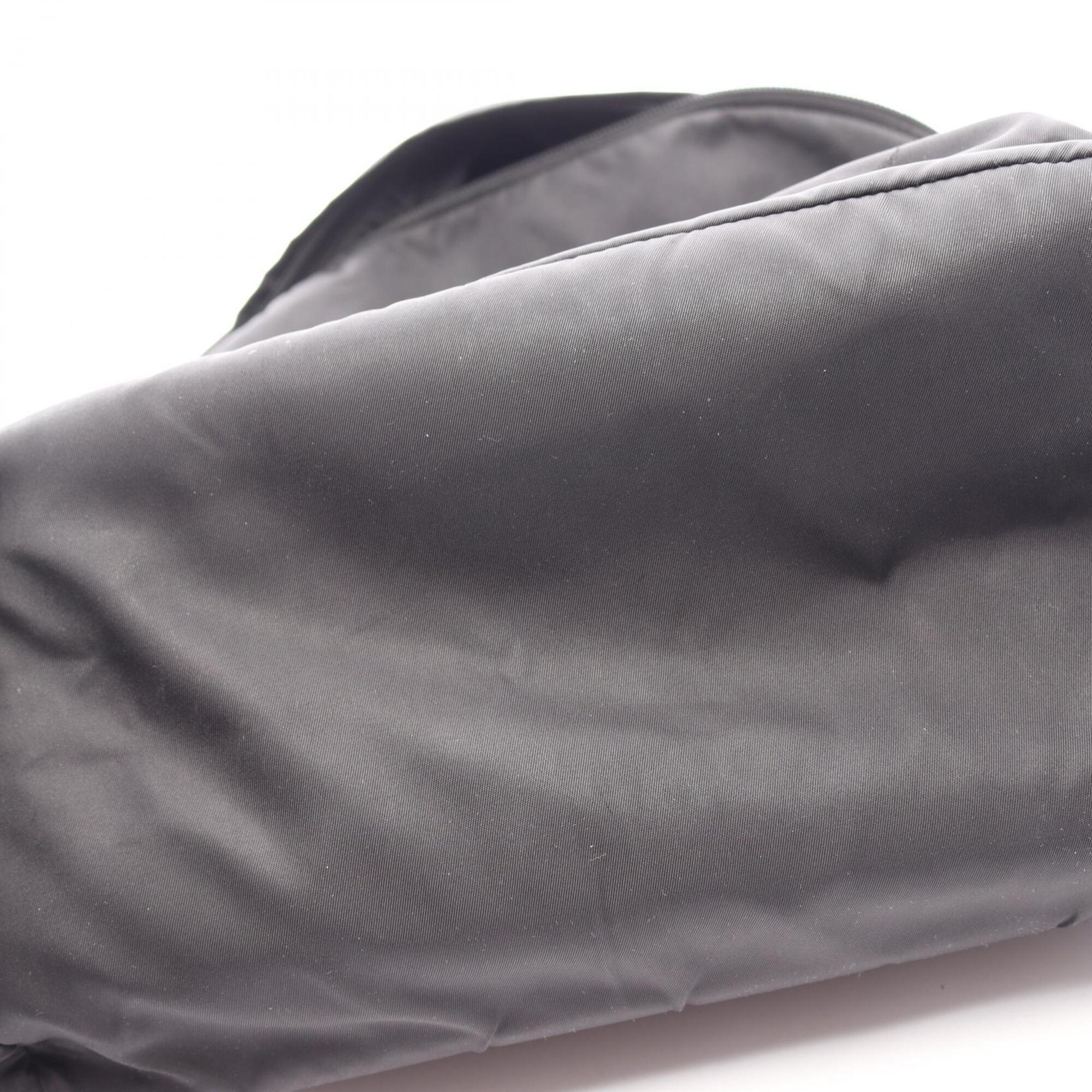 Prada Black Nylon Backpack Handbag (Pre-Owned)