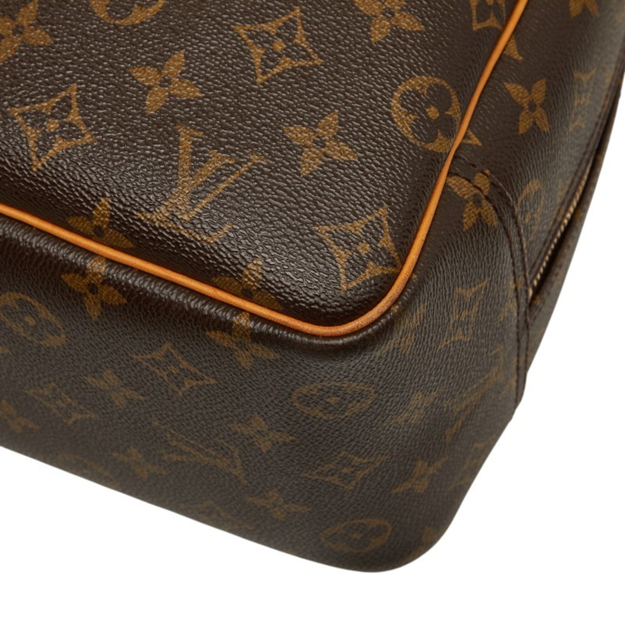 Louis Vuitton Brown Pvc Leather Handbag (Pre-Owned)