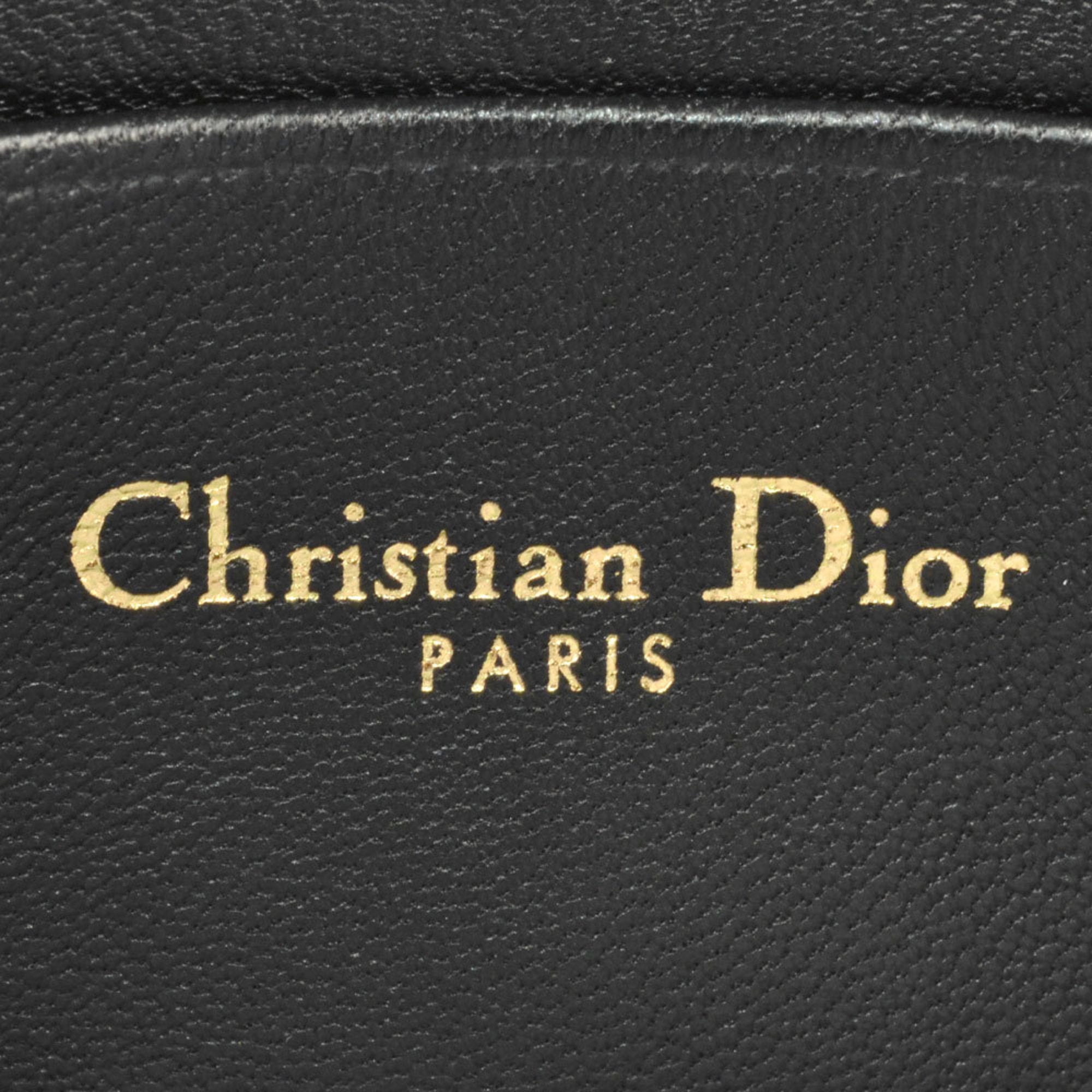 Christian Dior Black Leather Shoulder Bag (Pre-Owned)