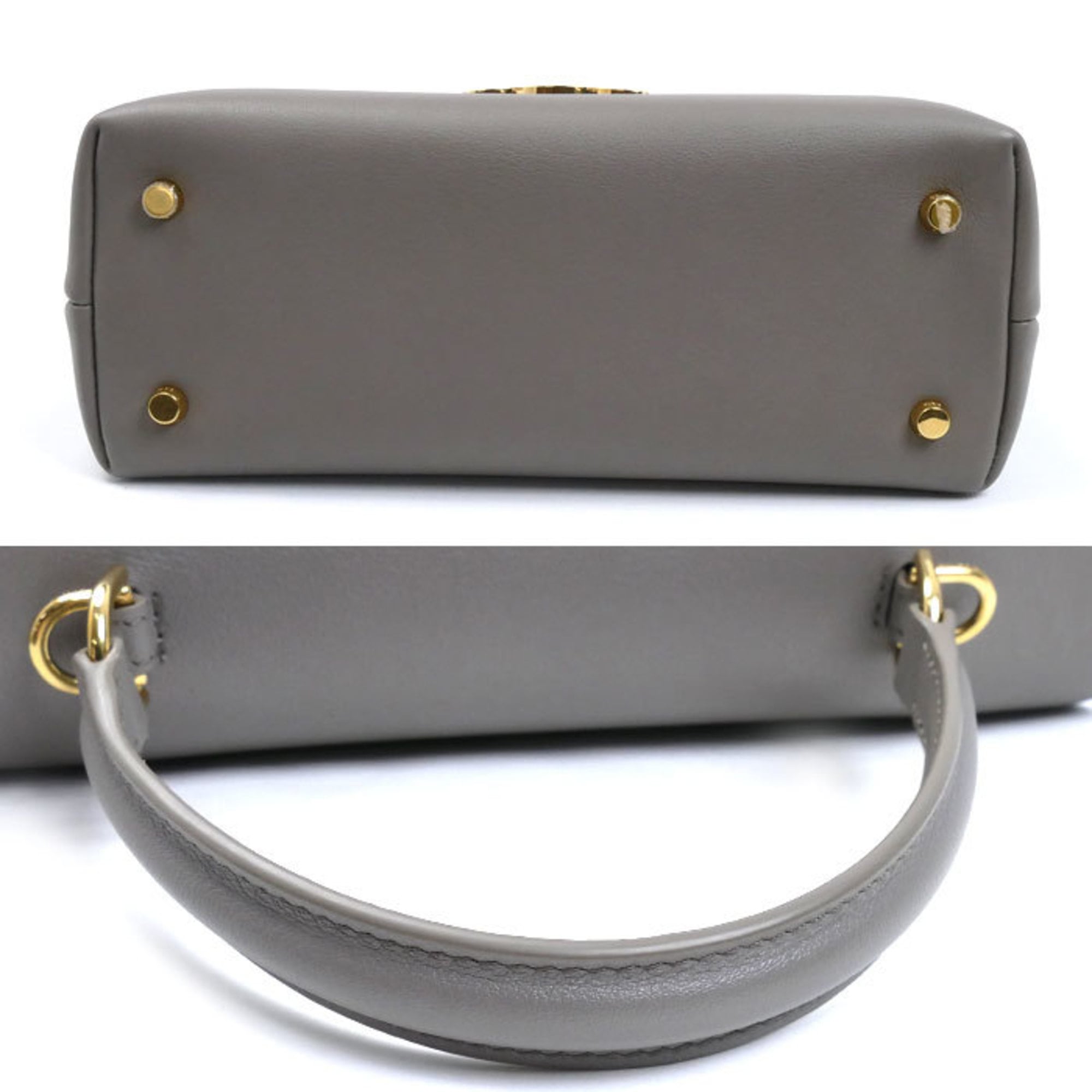Celine Gold Leather Shoulder Bag (Pre-Owned)