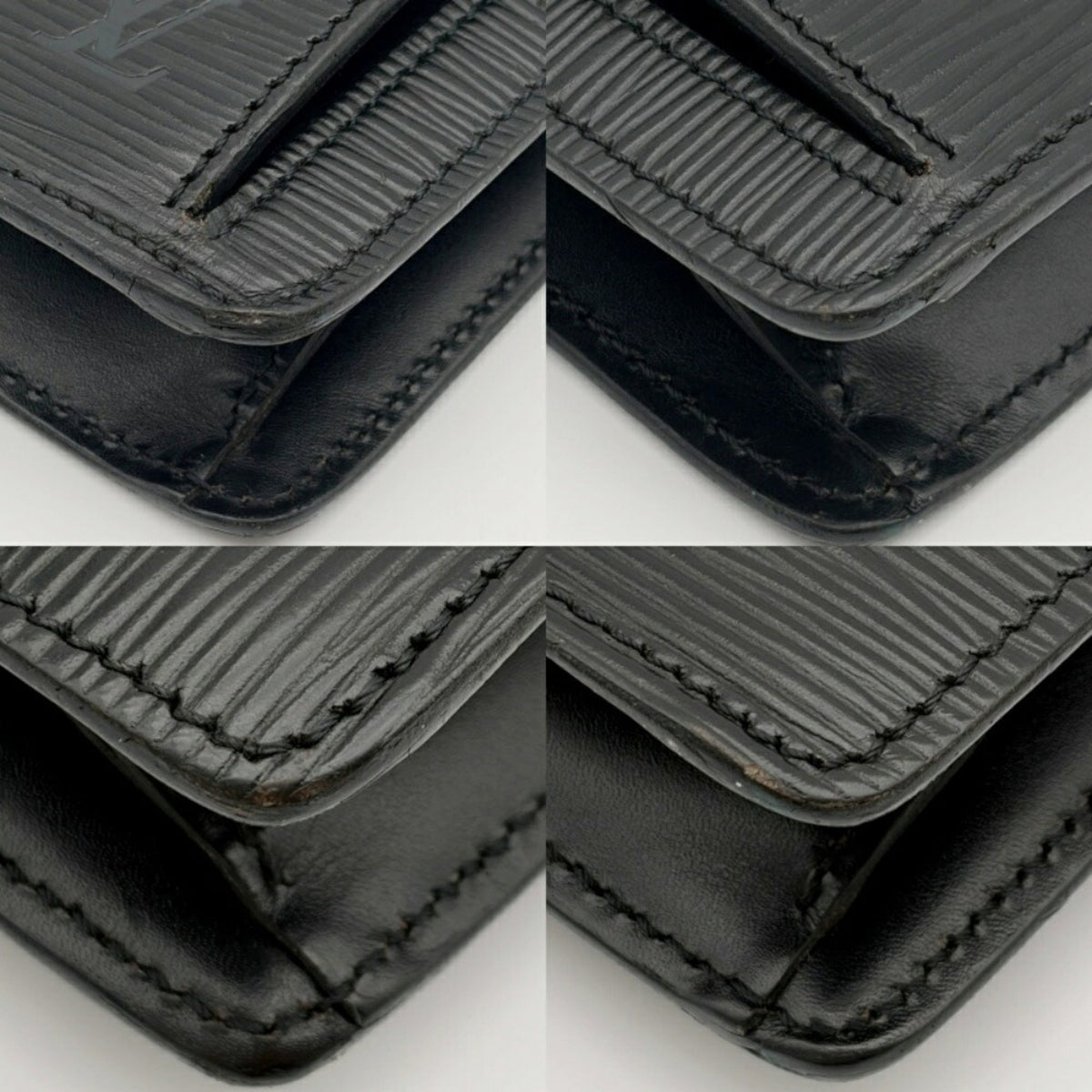 Louis Vuitton Noir Epi Leather Clutch Bag Pochette (Pre-Owned)