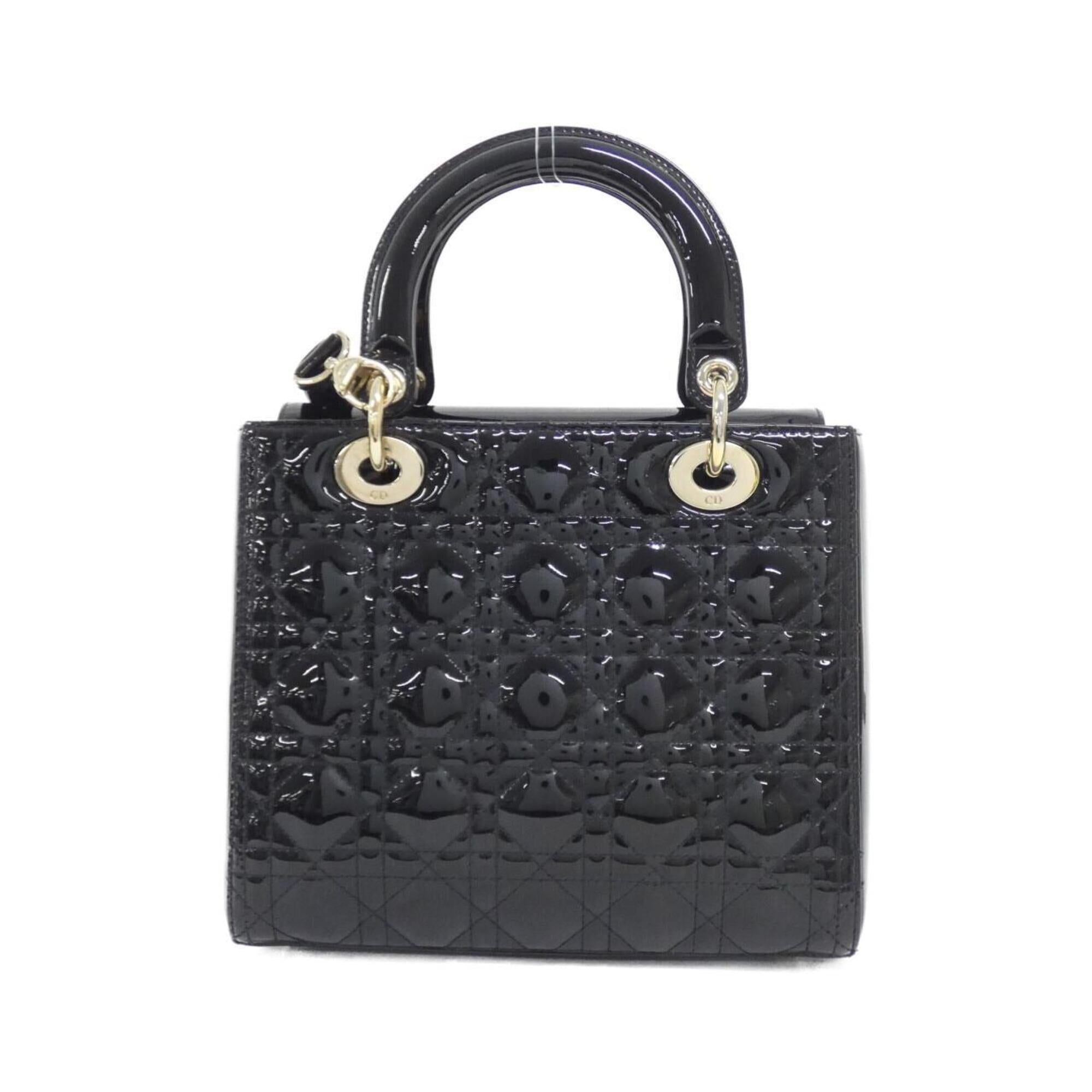 Christian Dior Black Leather Handbag (Pre-Owned)
