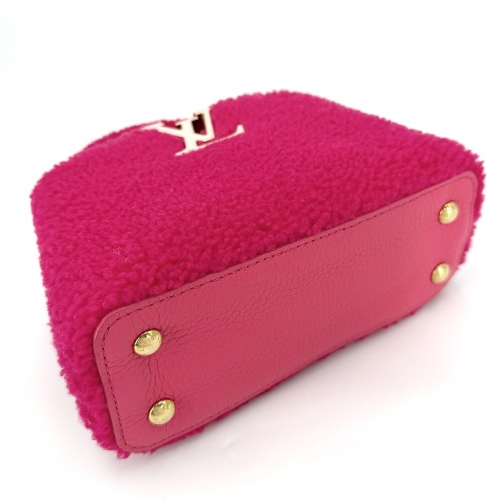 Louis Vuitton Hot Pink Leather Handbag Shoulder Bag (Pre-Owned)