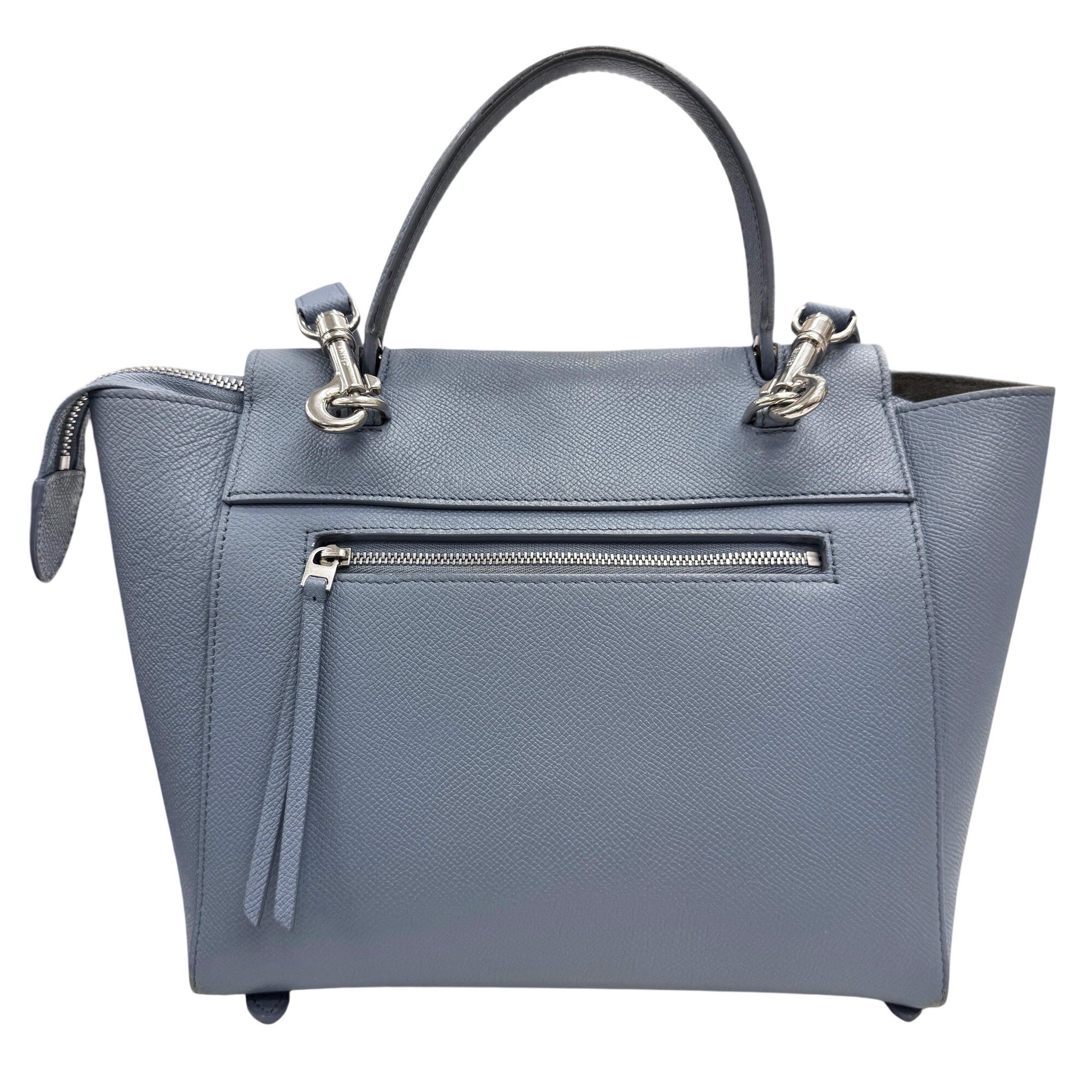 Celine Blue Leather Handbag Shoulder Bag (Pre-Owned)