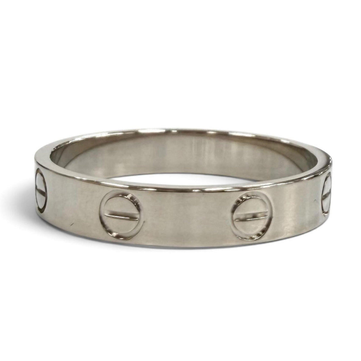 Cartier White Gold White Gold (18K) Band Ring (Pre-Owned)