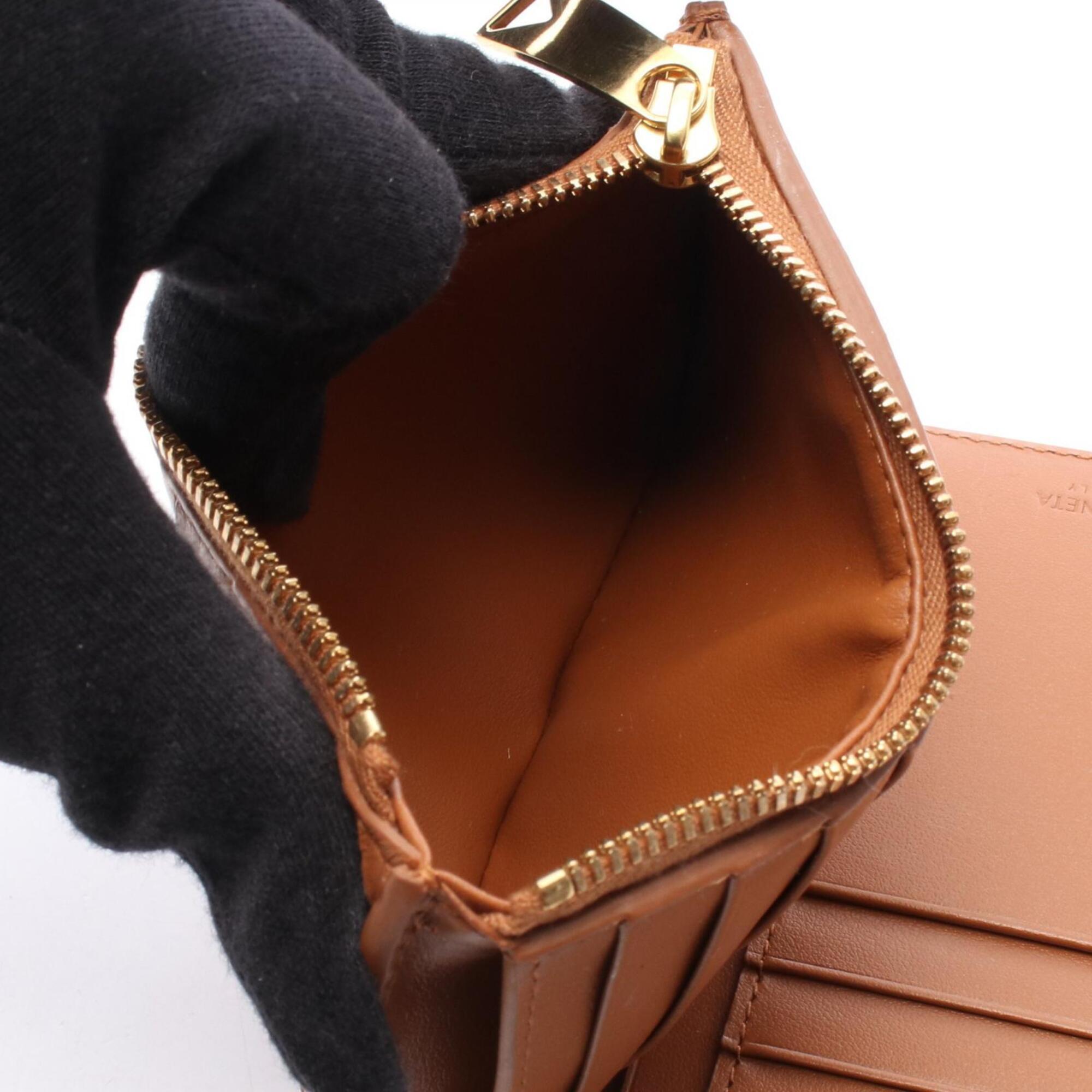 Bottega Veneta Brown Intrecciato Wallet (Bi-Fold) (Pre-Owned)