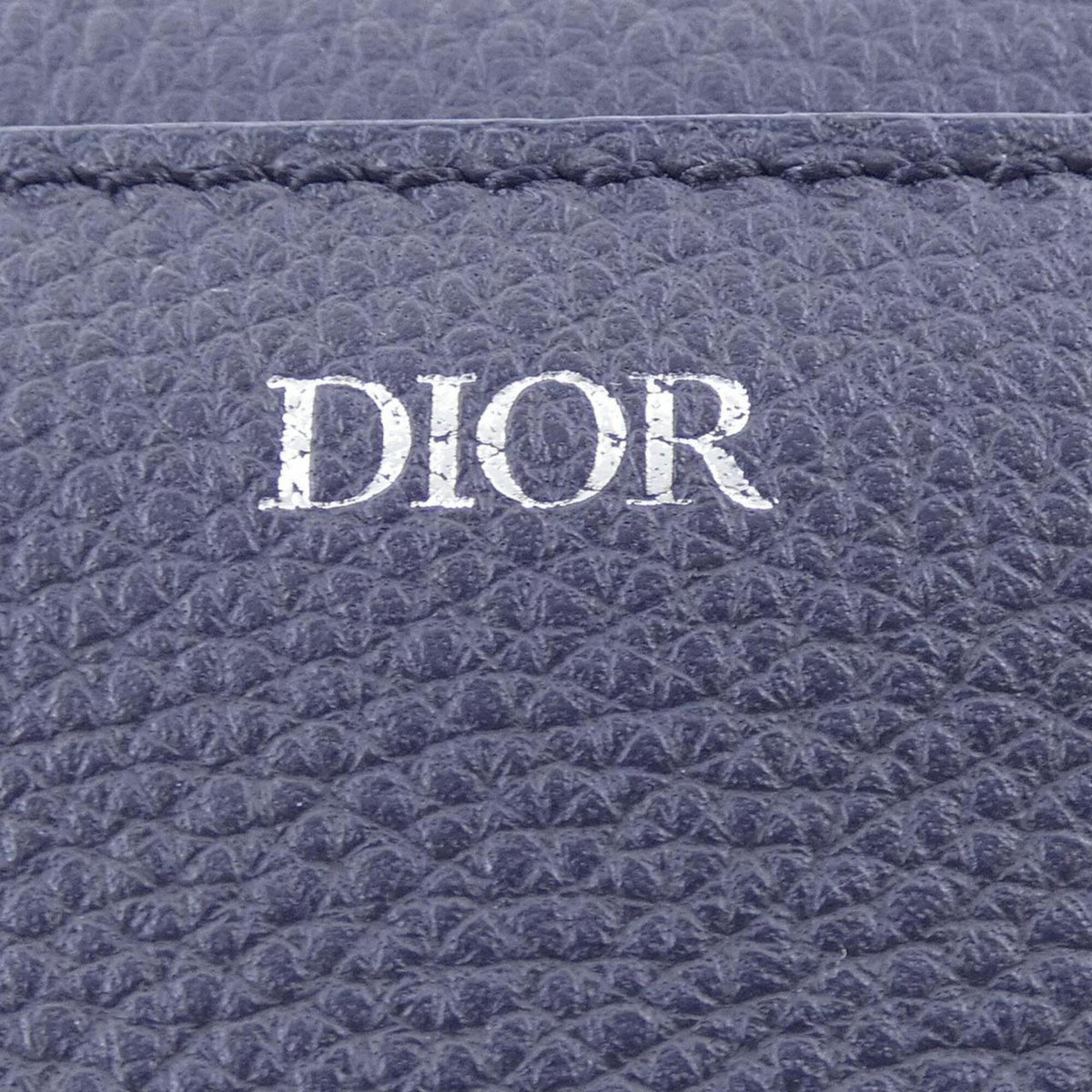 Christian Dior Navy Coin Purse/Coin Case (Pre-Owned)