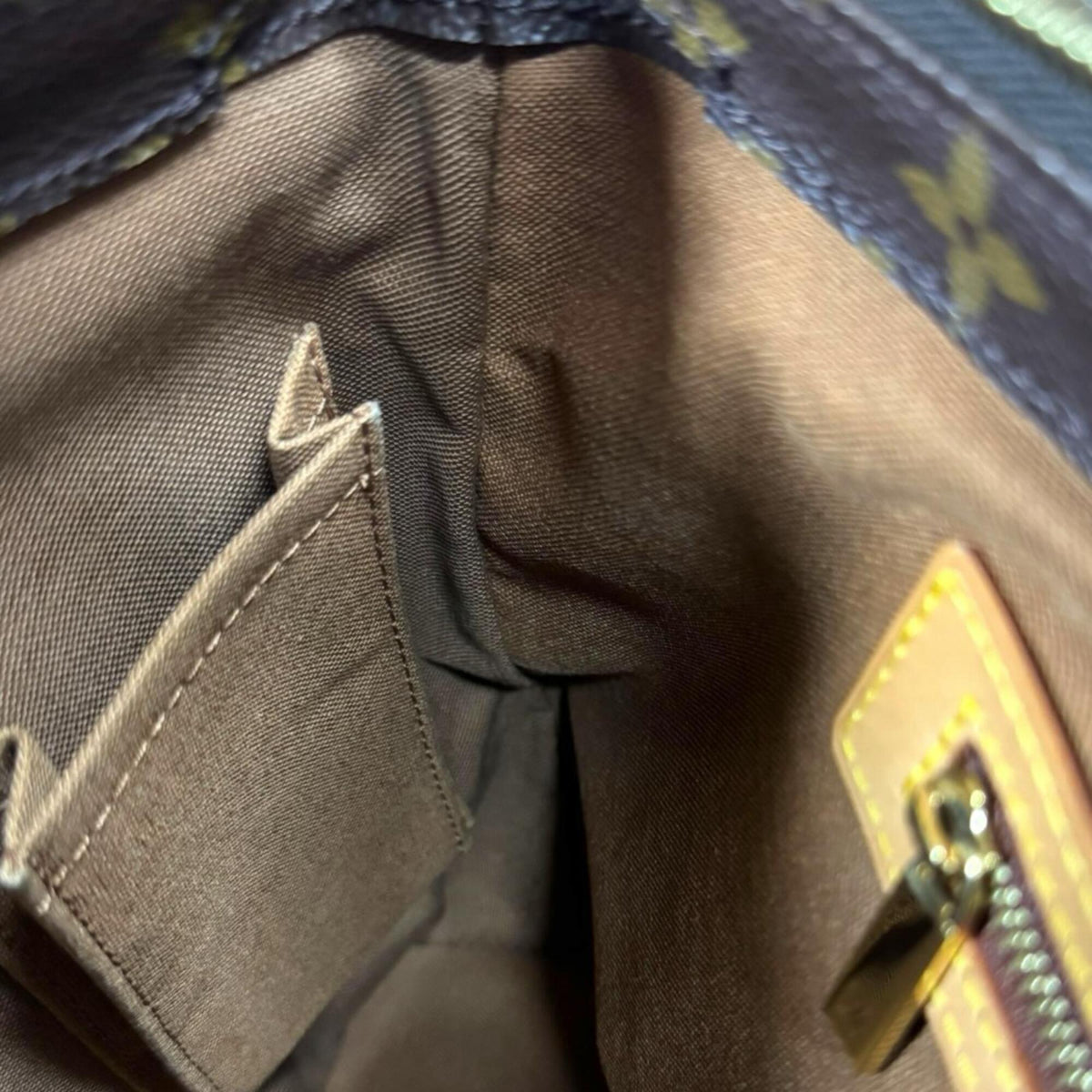 Louis Vuitton Brown Monogram Canvas Tote Bag (Pre-Owned)