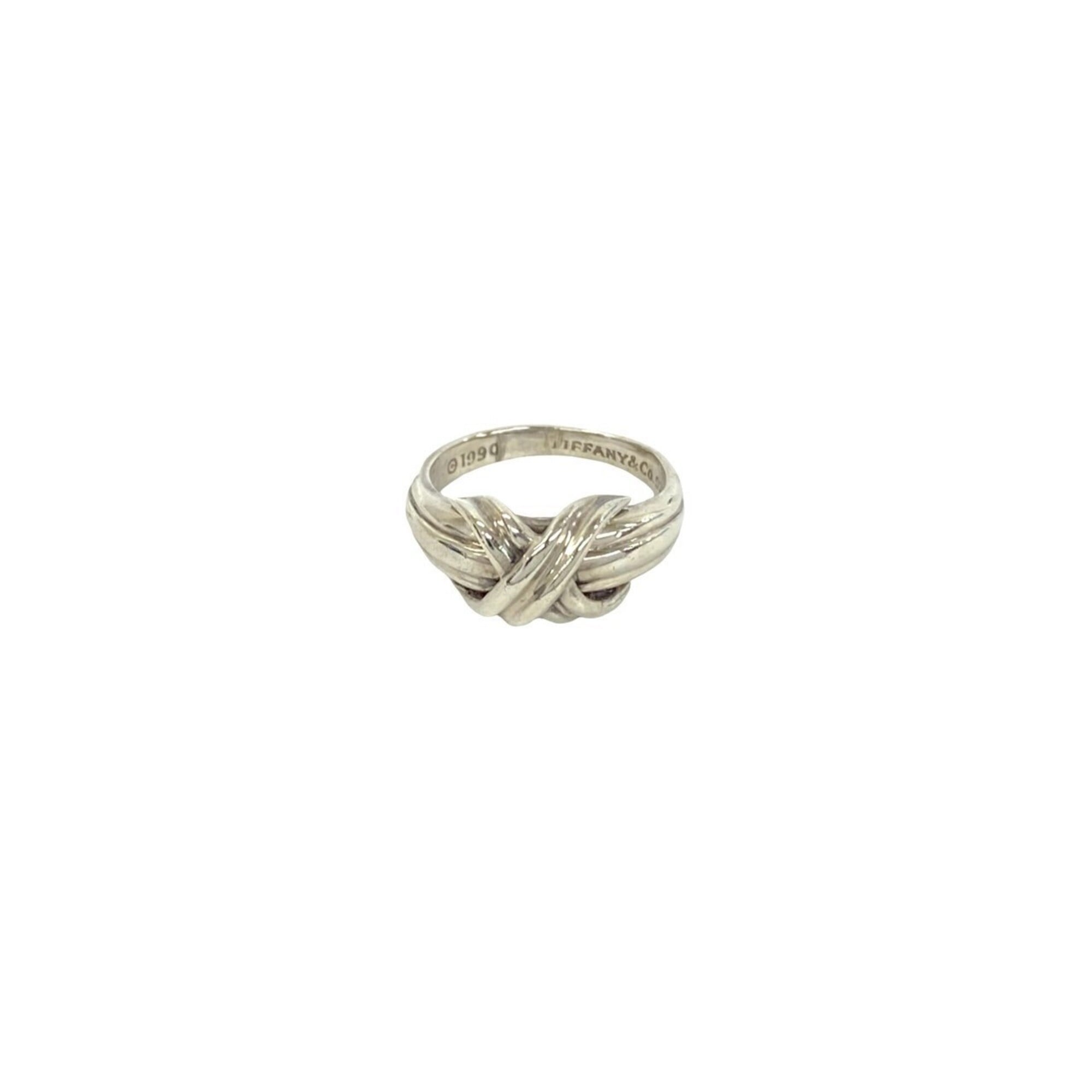 Tiffany Silver Silver 925 Band Ring (Pre-Owned)