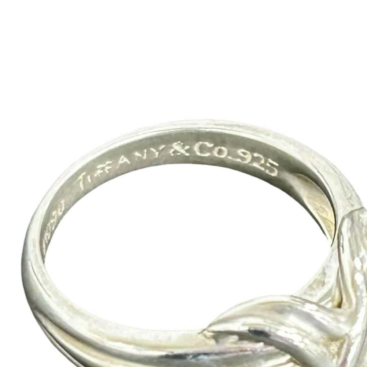 Tiffany Silver Silver 925 Band Ring (Pre-Owned)