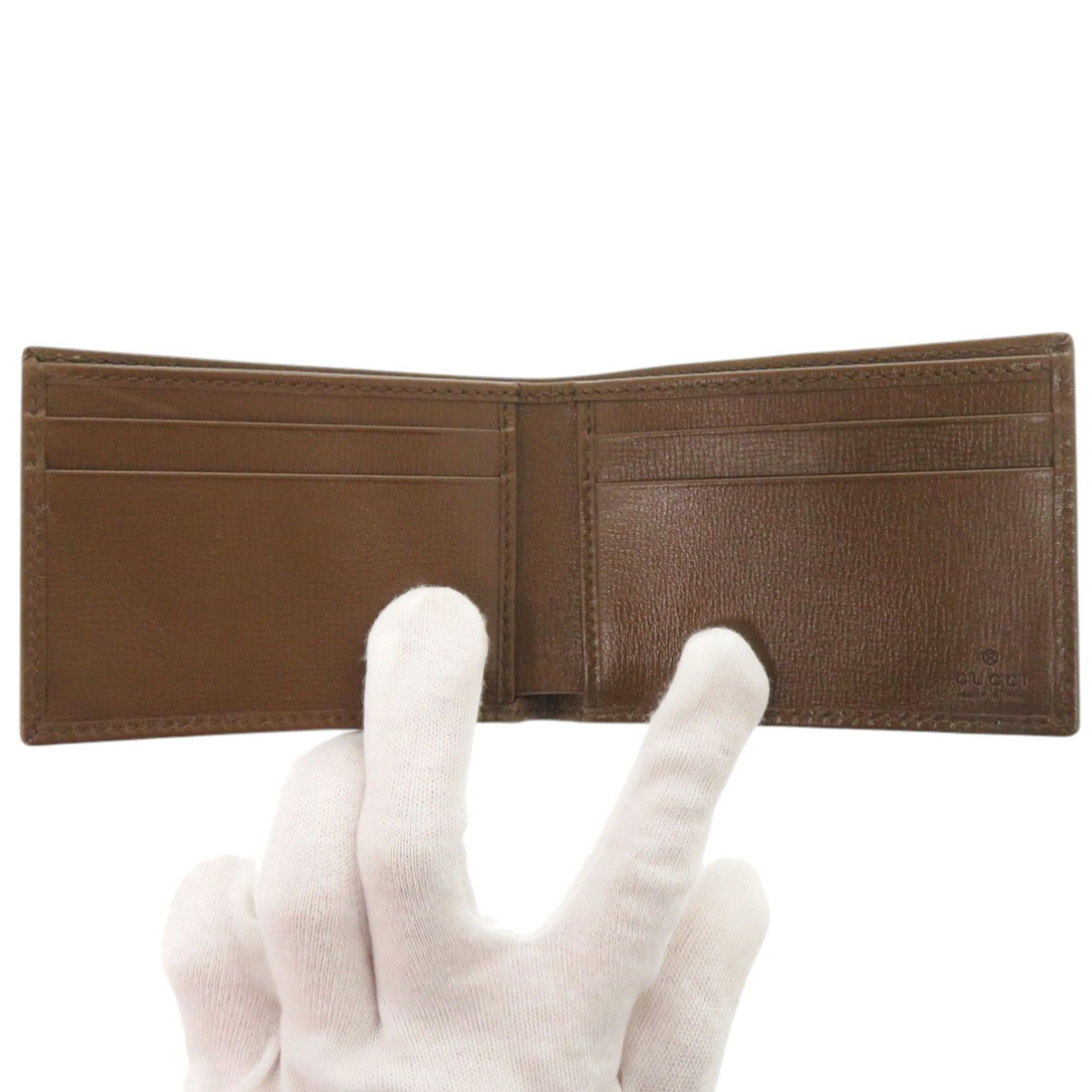 Gucci Beige Gg Supreme Wallet (Bi-Fold) (Pre-Owned)