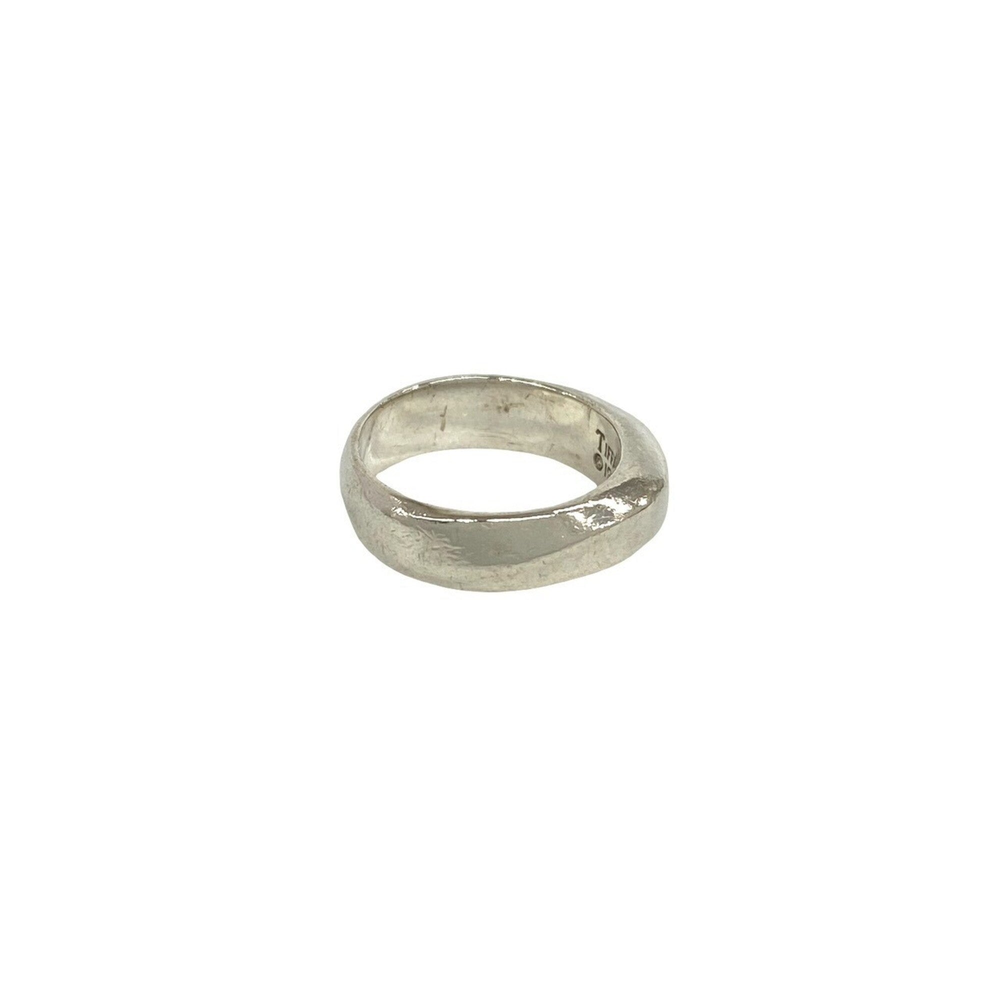Tiffany Silver Silver 925 Band Ring (Pre-Owned)