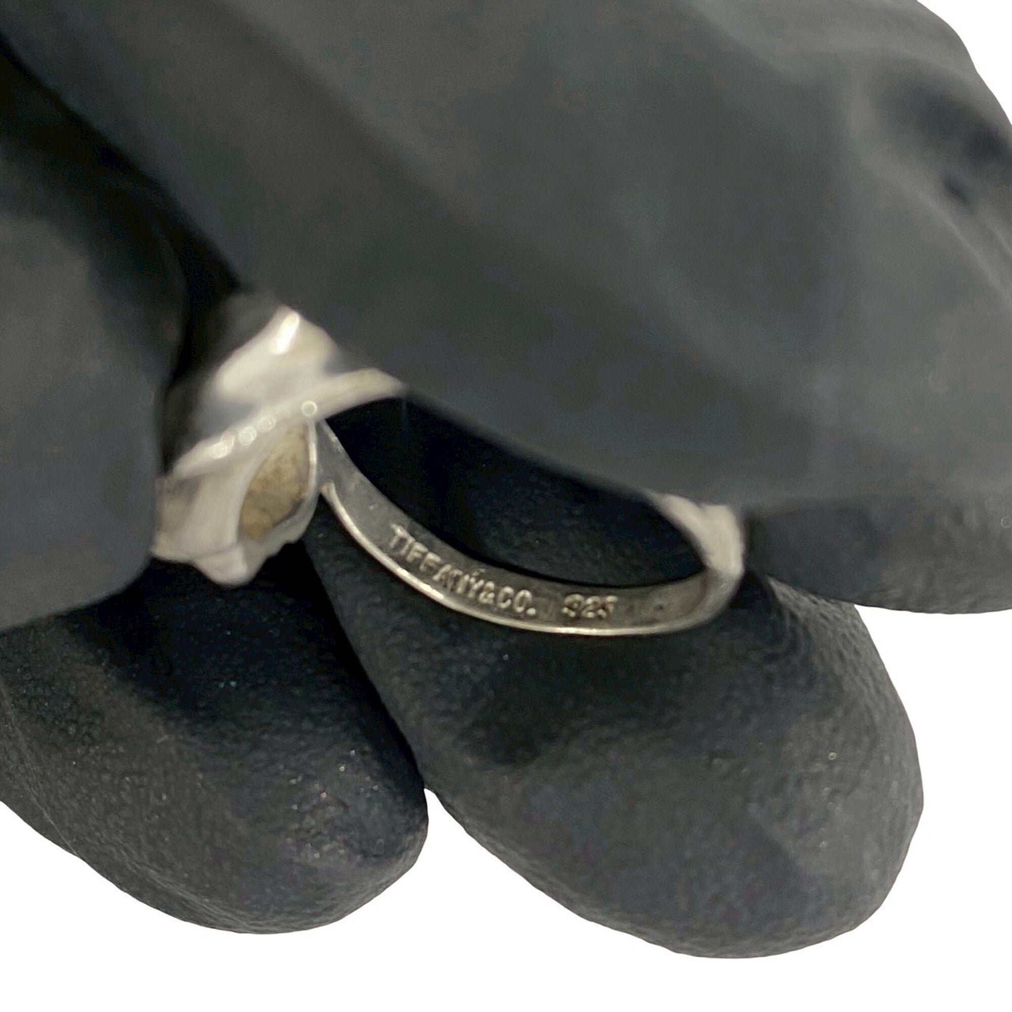 Tiffany Silver Silver 925 Band Ring (Pre-Owned)