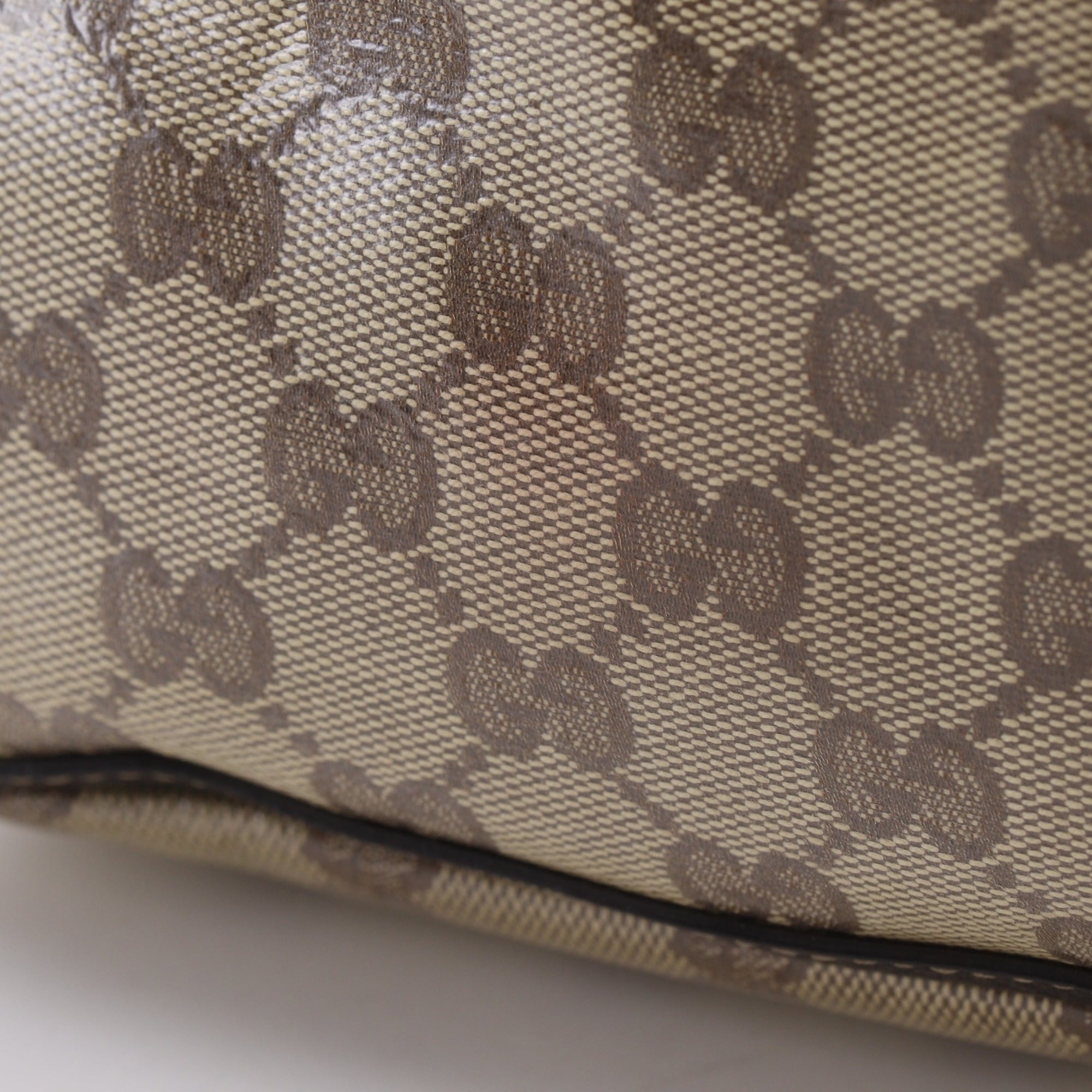 Gucci Brown Gg Crystal Tote Bag (Pre-Owned)