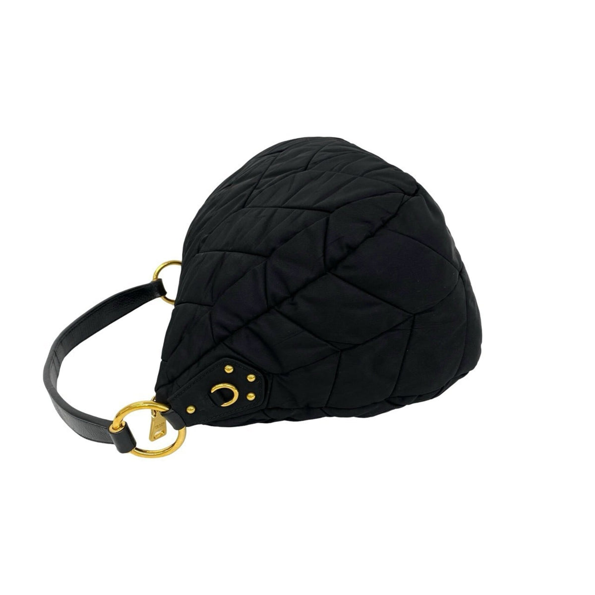 Prada Black Nylon Handbag Shoulder Bag (Pre-Owned)