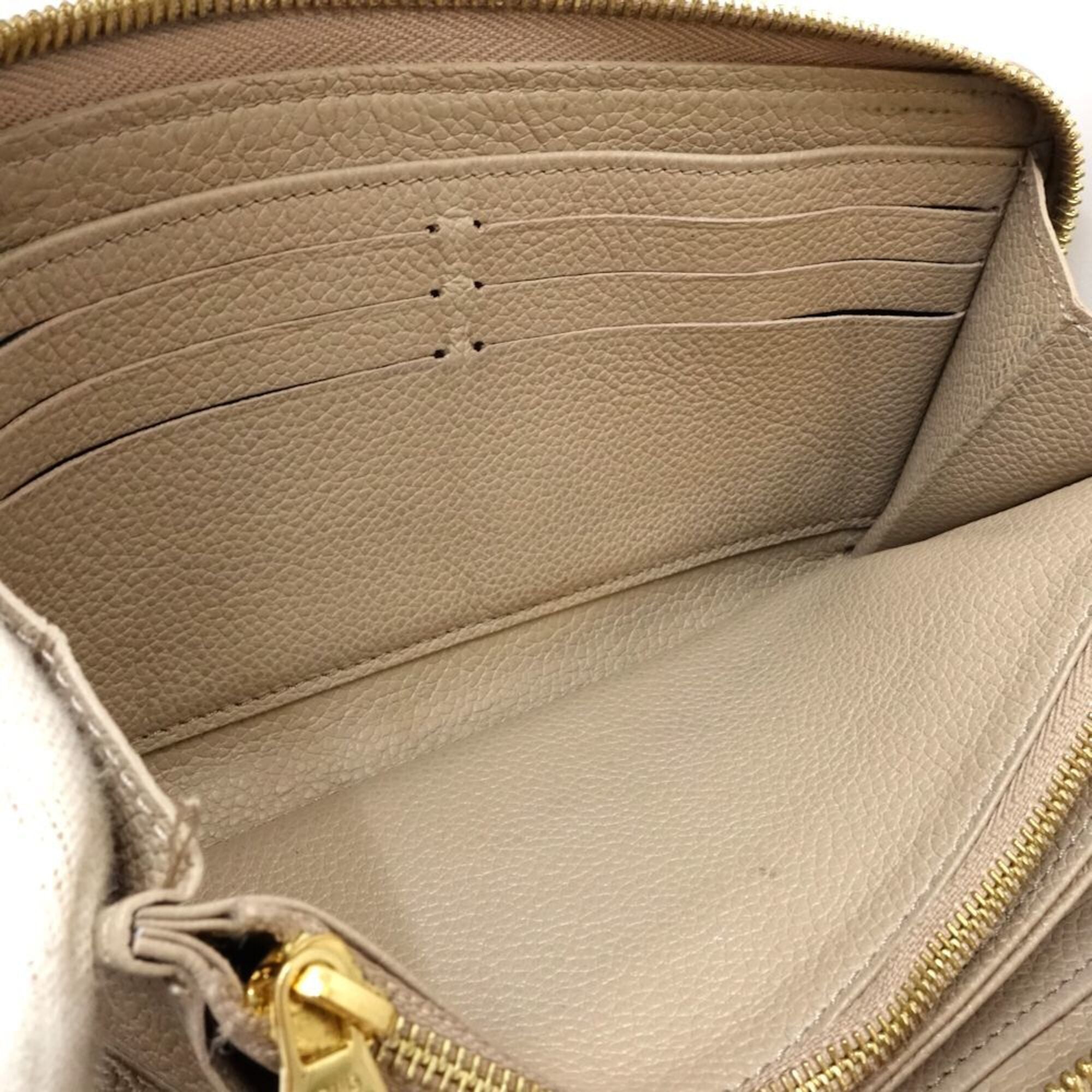 Louis Vuitton Beige Bicolor Monogram Empreinte Long Wallet (Bi-Fold) (Pre-Owned)