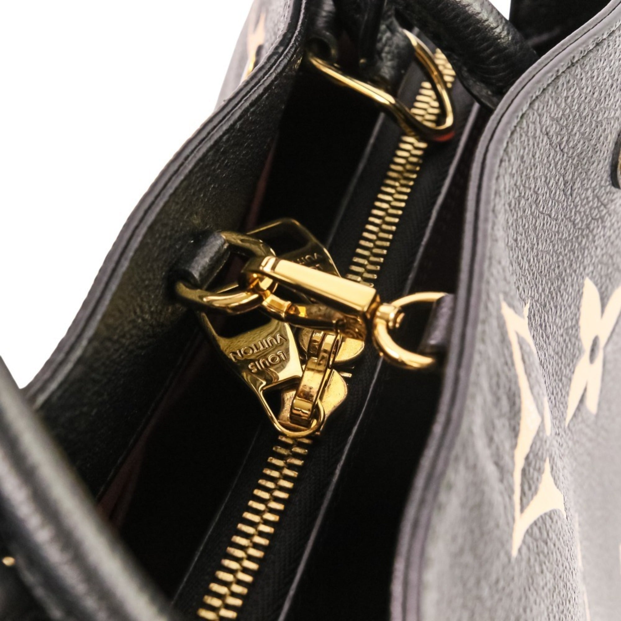 Louis Vuitton Black Monogram Empreinte Handbag (Pre-Owned)