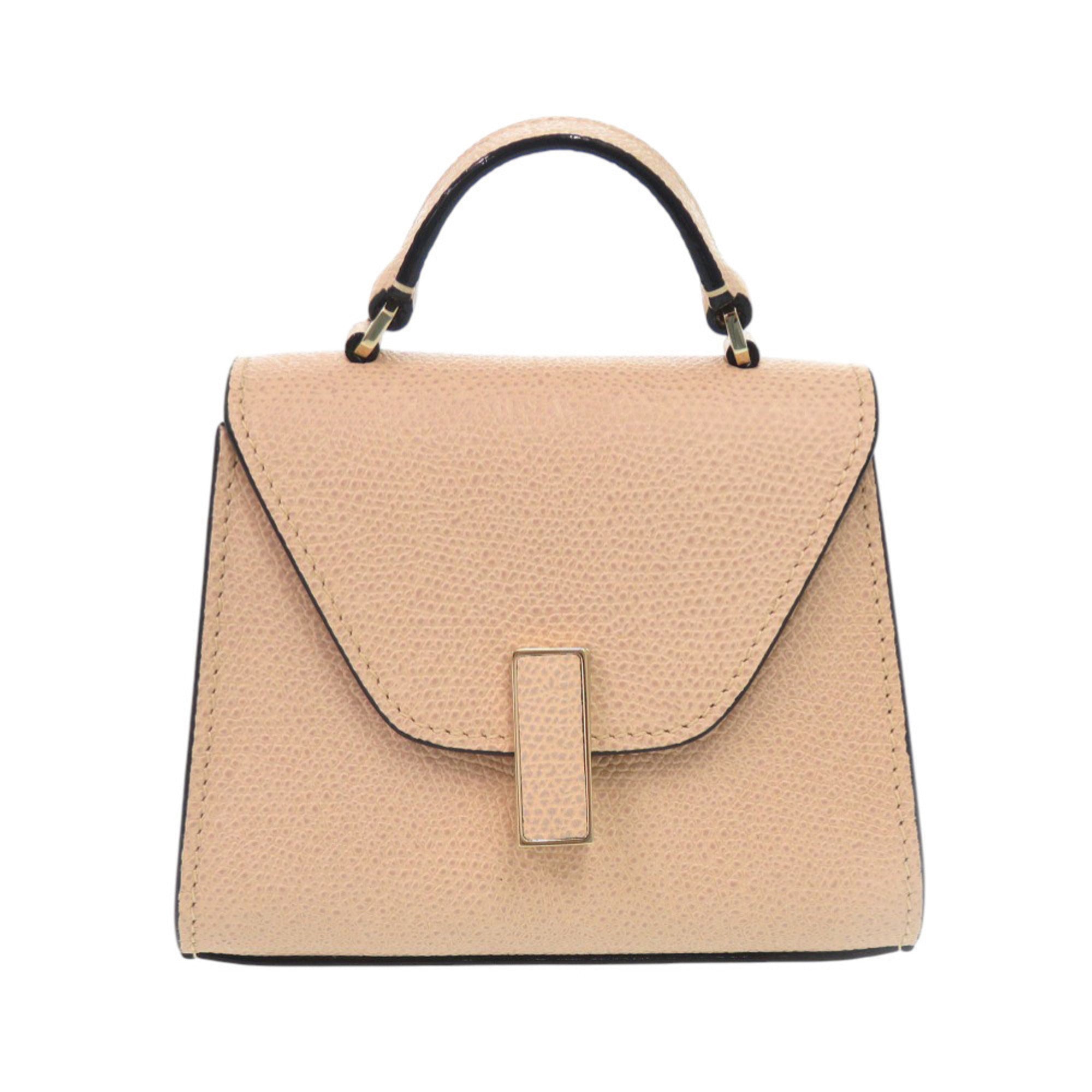 Valextra Beige Leather Handbag (Pre-Owned)