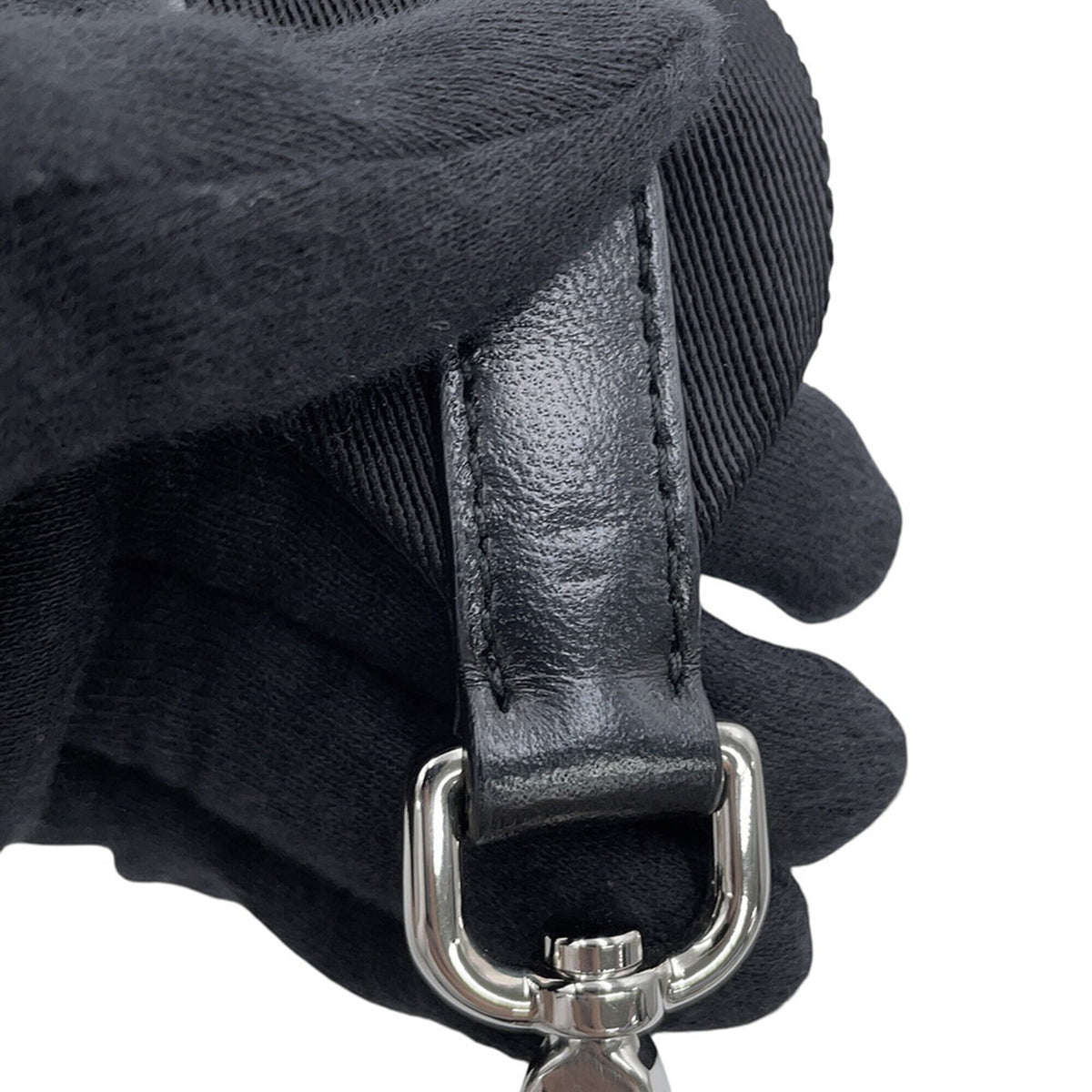 Prada Black Nylon Shoulder Bag (Pre-Owned)