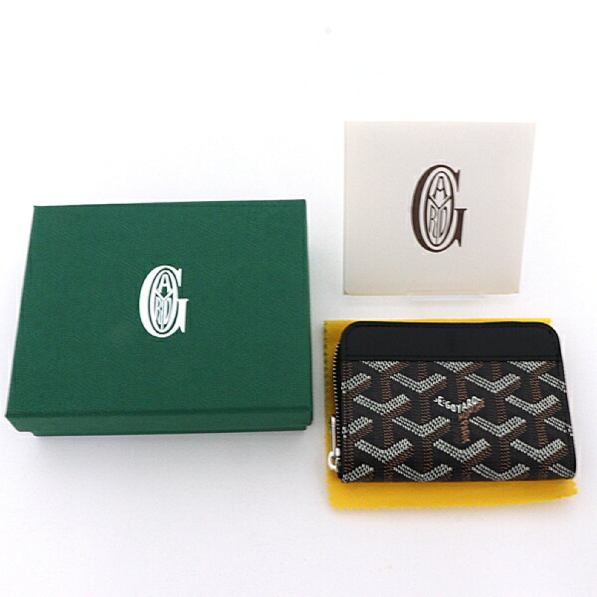 Goyard Black Yellow Coin Purse/Coin Case (Pre-Owned)