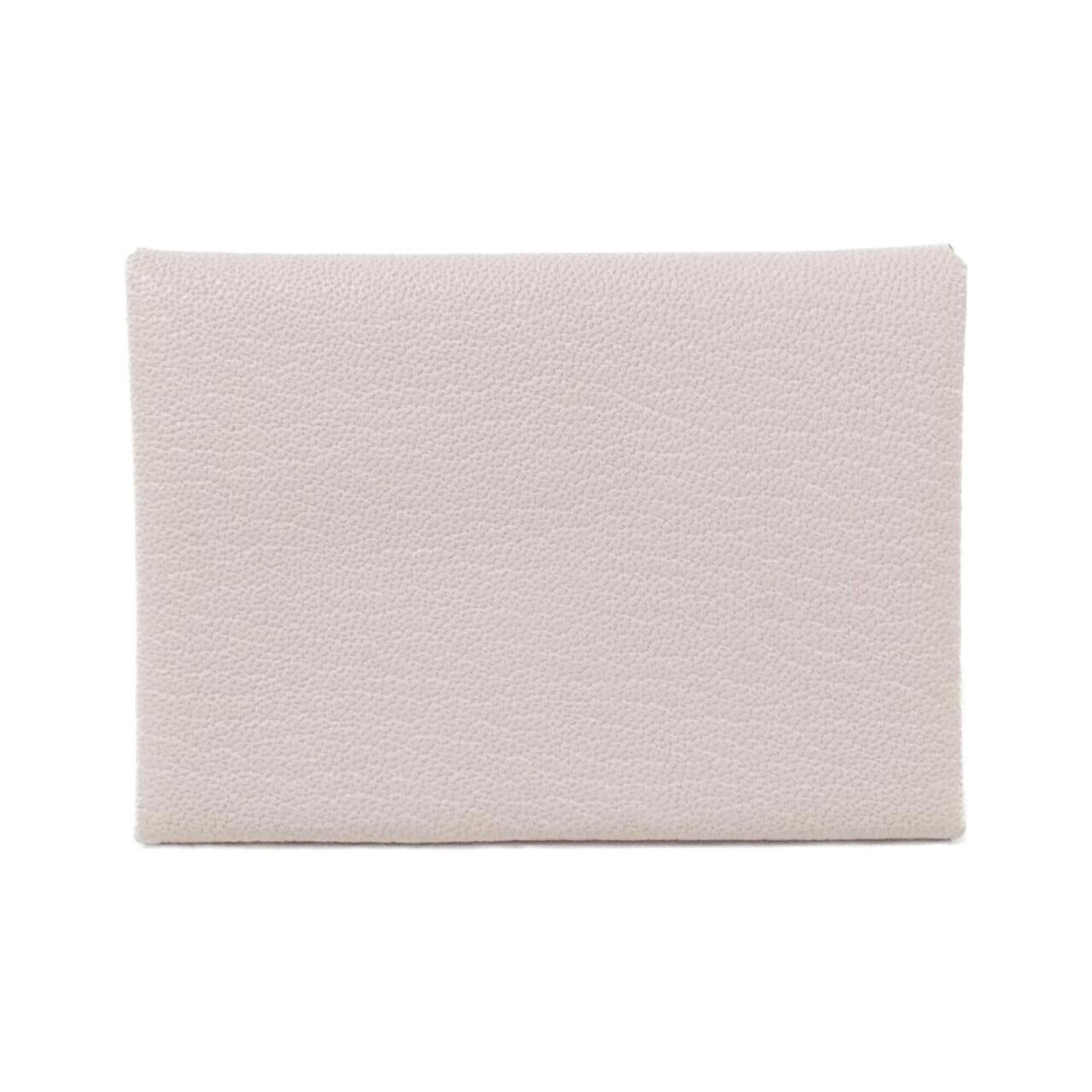 Hermes Light Pink Chevre Leather Coin Purse/Coin Case (Pre-Owned)