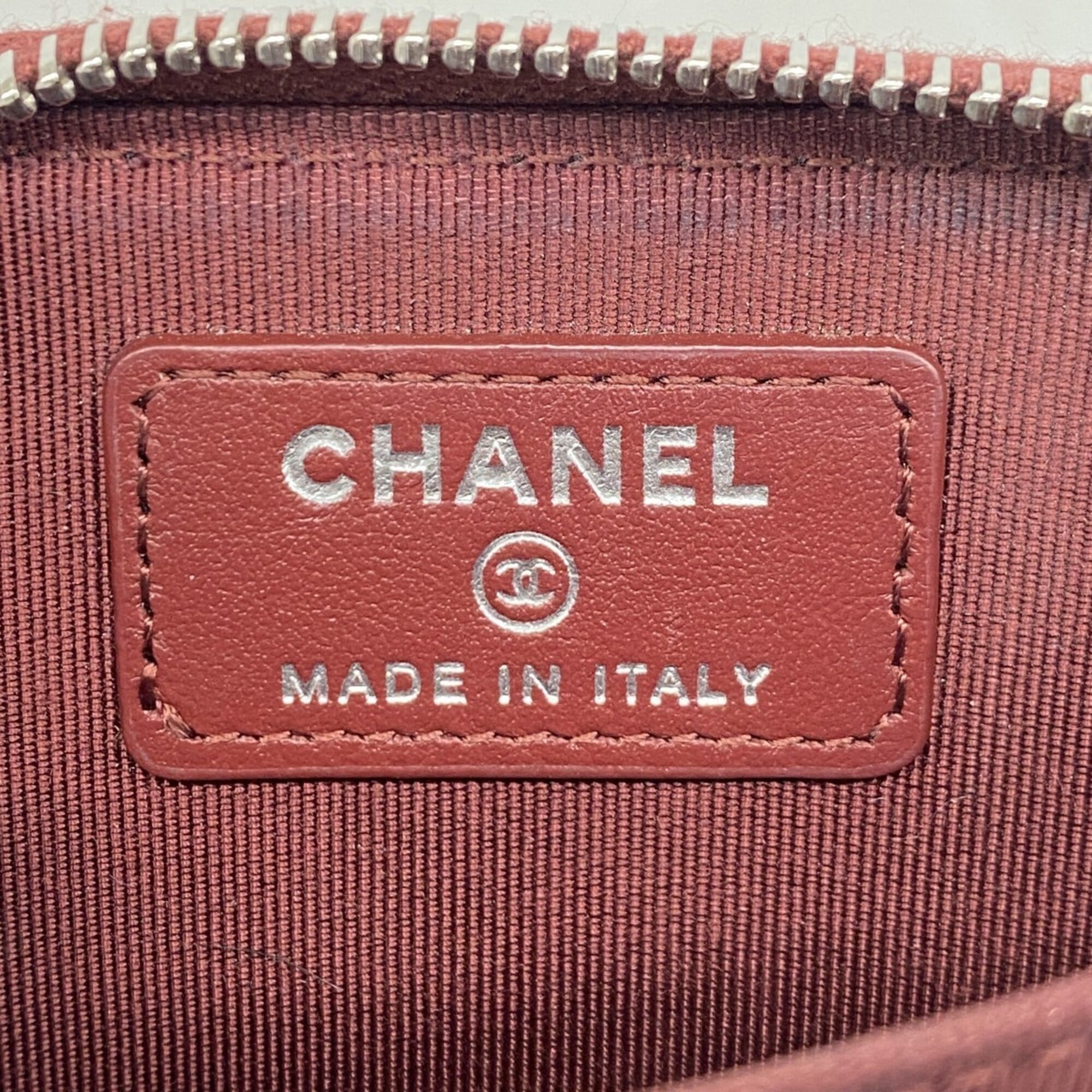 Chanel Bordeaux Grained Calfskin Coin Purse/Coin Case (Pre-Owned)