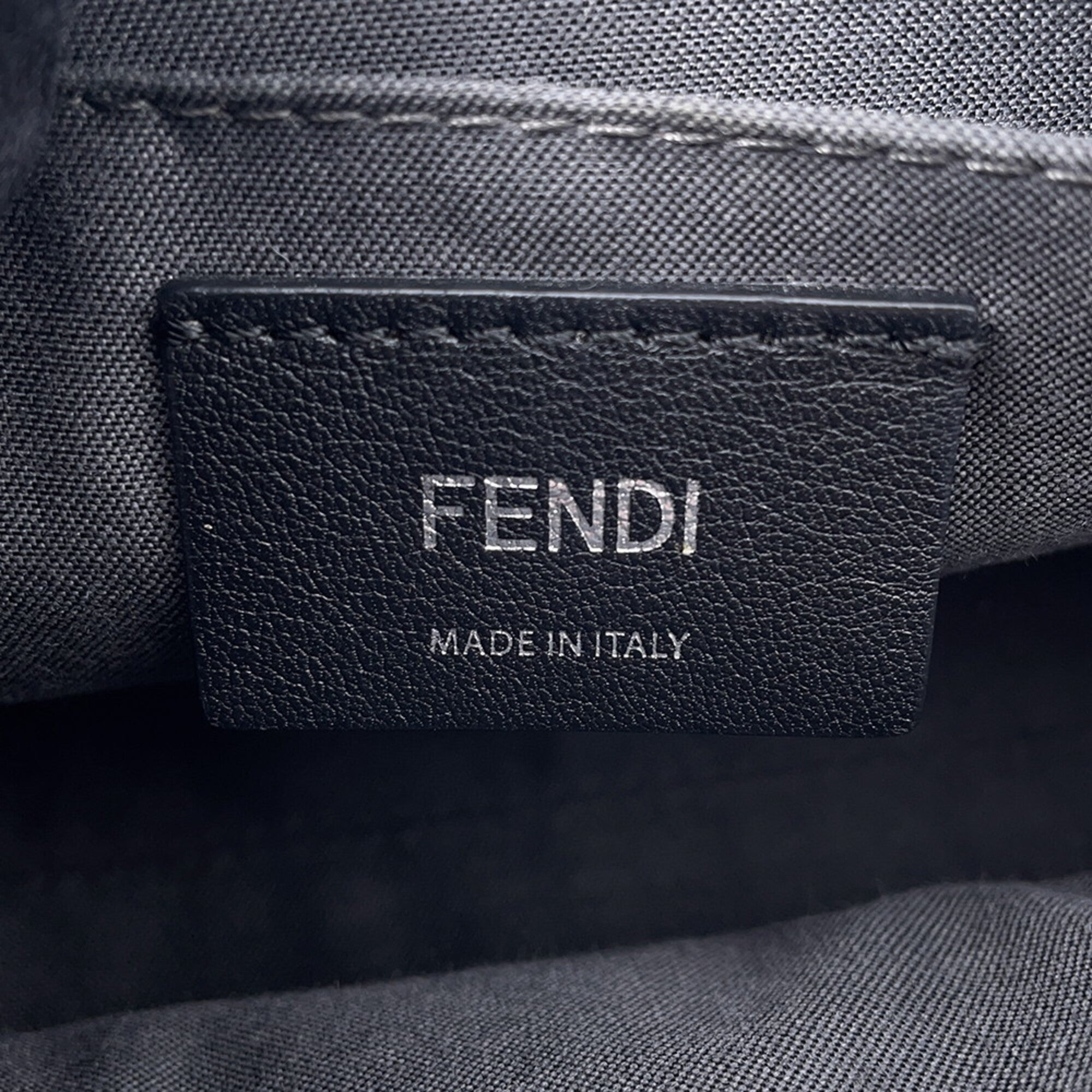 Fendi Purple Leather Handbag Shoulder Bag (Pre-Owned)