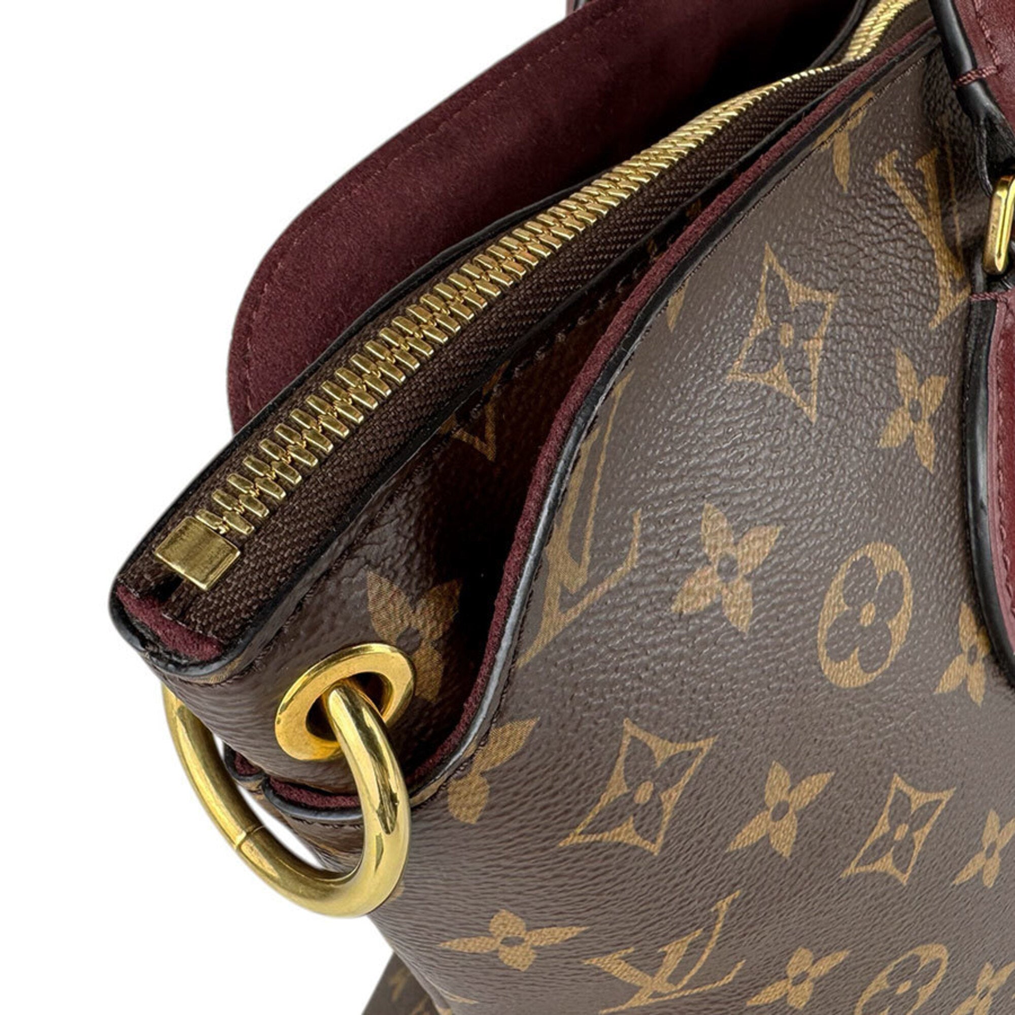 Louis Vuitton Bordeaux Brown Monogram Monogram Handbag Shoulder Bag (Pre-Owned)
