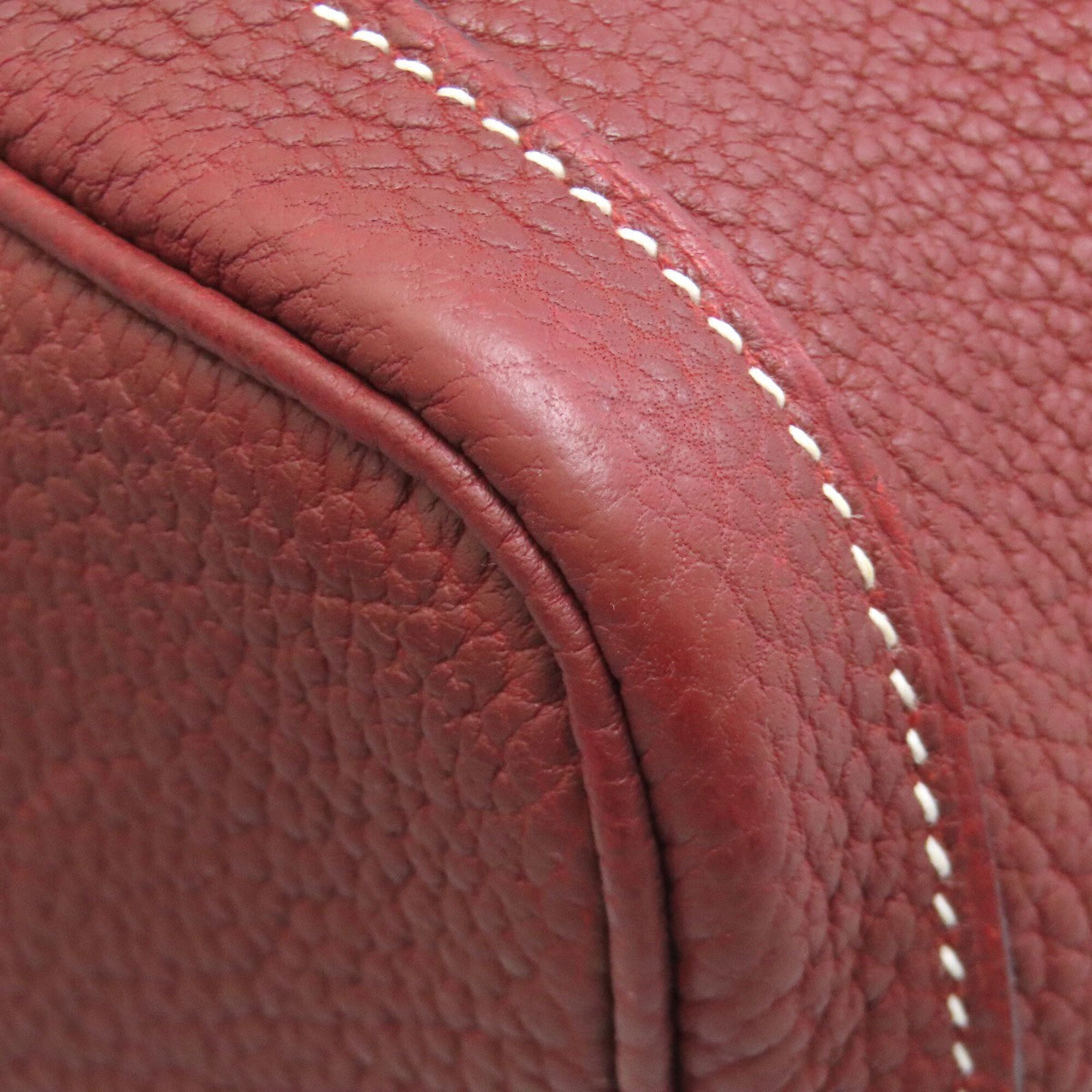 Hermes Red Color Negonda Leather Handbag (Pre-Owned)