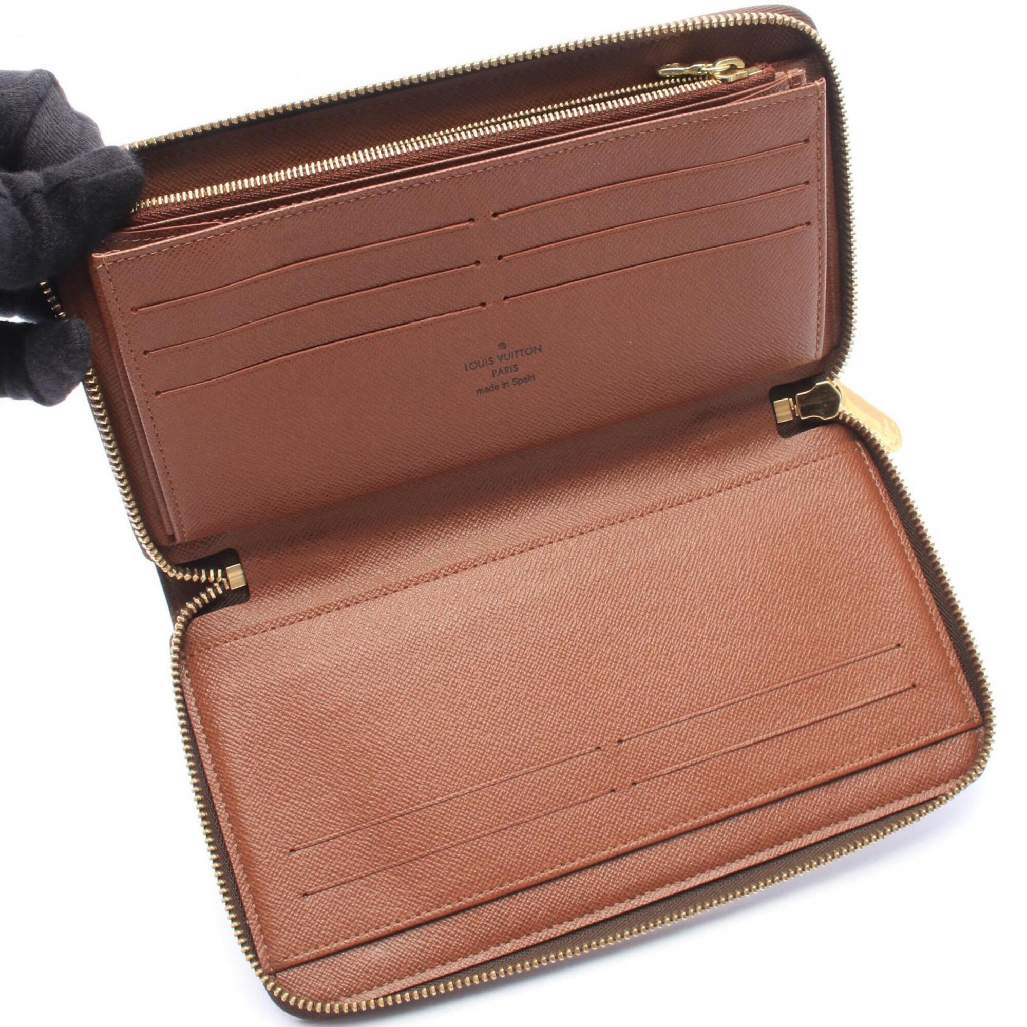 Louis Vuitton Brown Pvc Long Wallet (Bi-Fold) (Pre-Owned)