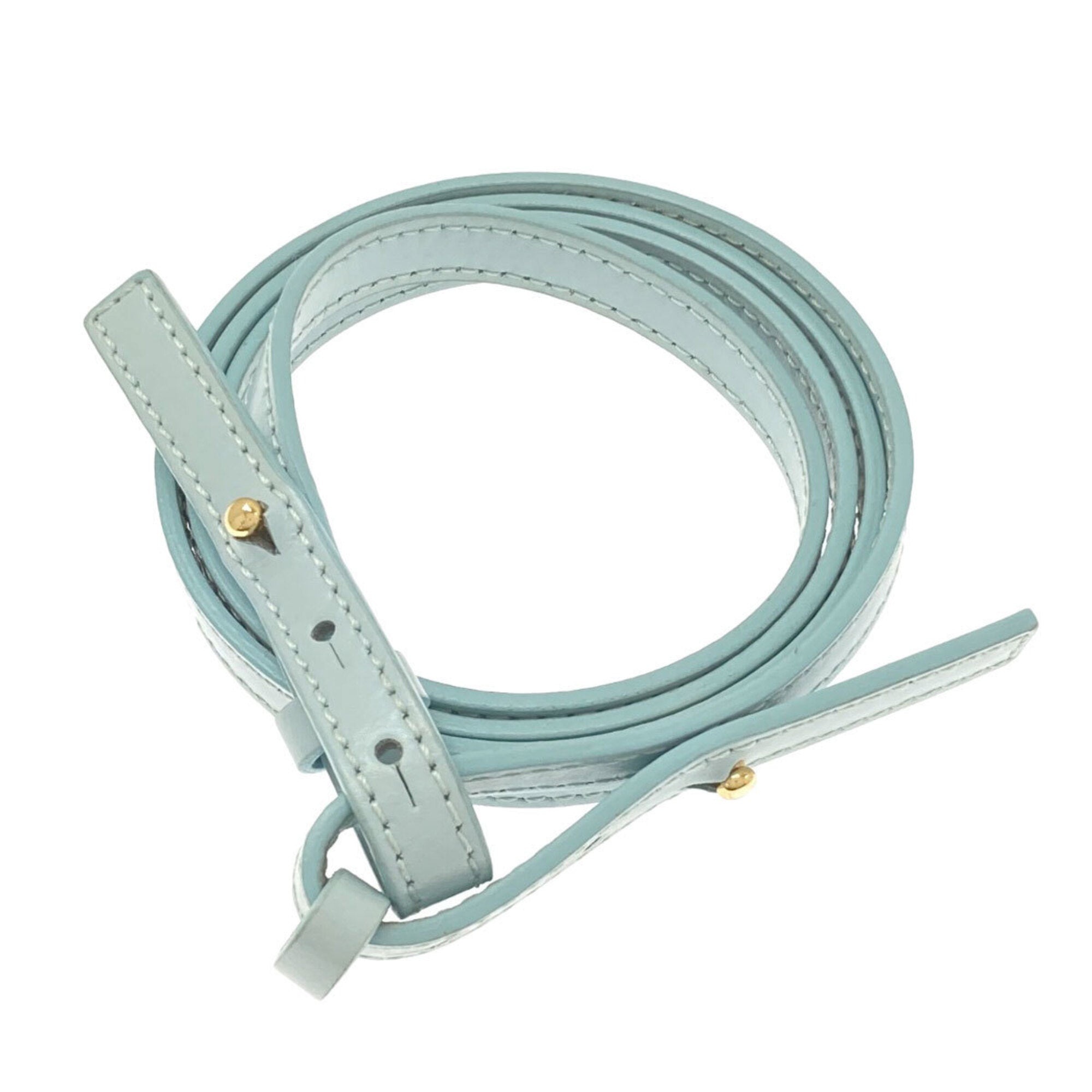 Marni Light Blue Raffia Leather Handbag (Pre-Owned)