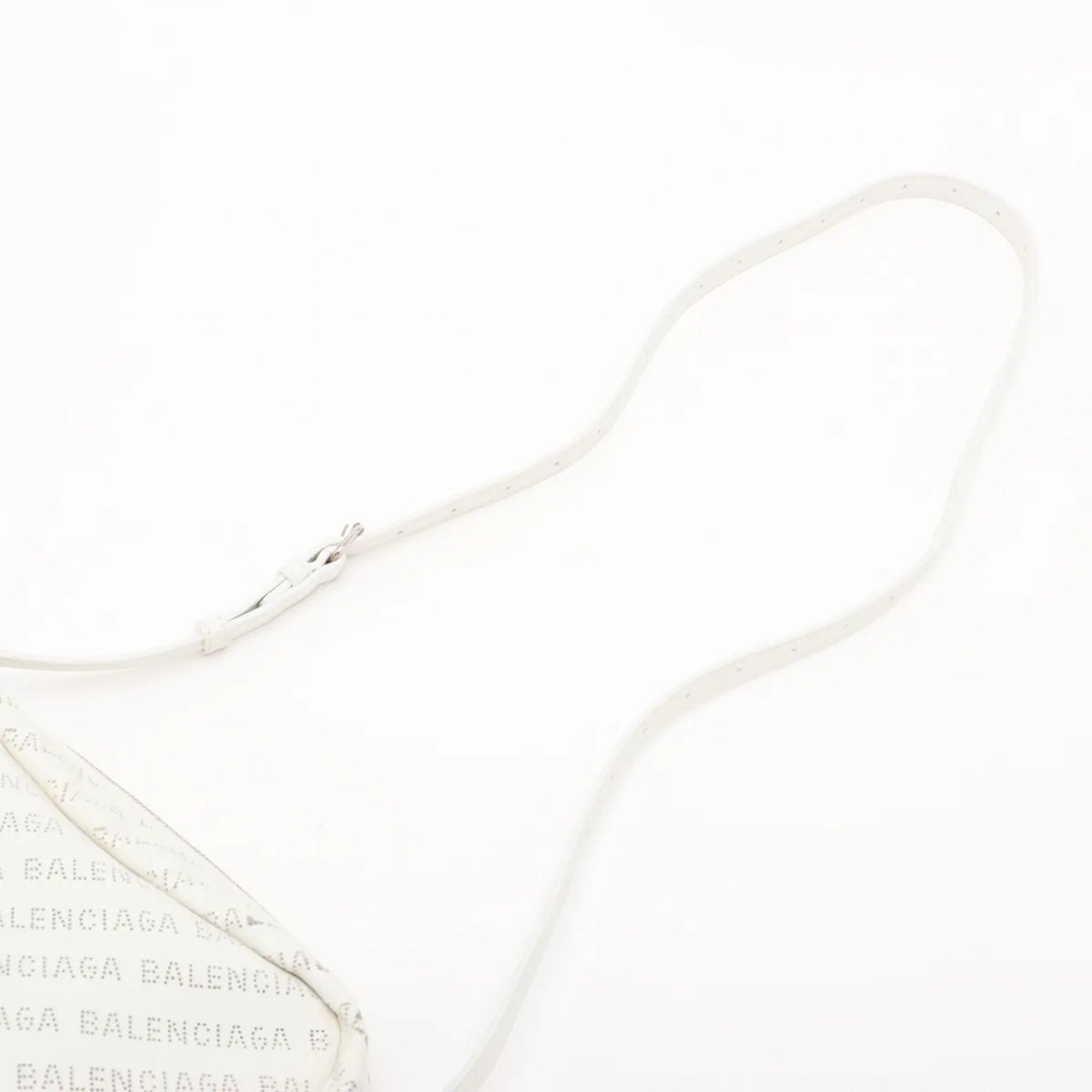 Balenciaga White Leather Shoulder Bag (Pre-Owned)
