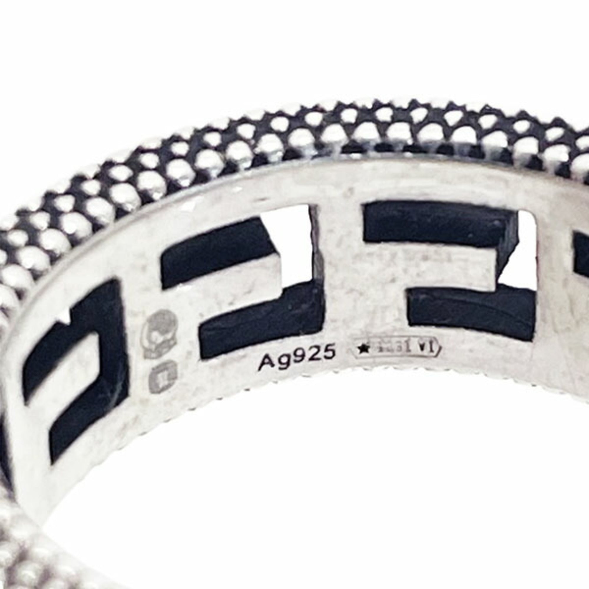 Gucci Silver Sterling Silver 925 Band Ring (Pre-Owned)
