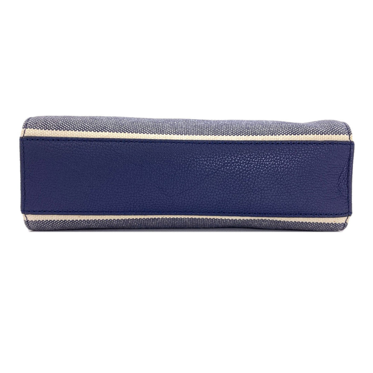 Kate Spade Blue Canvas Leather Shoulder Bag (Pre-Owned)