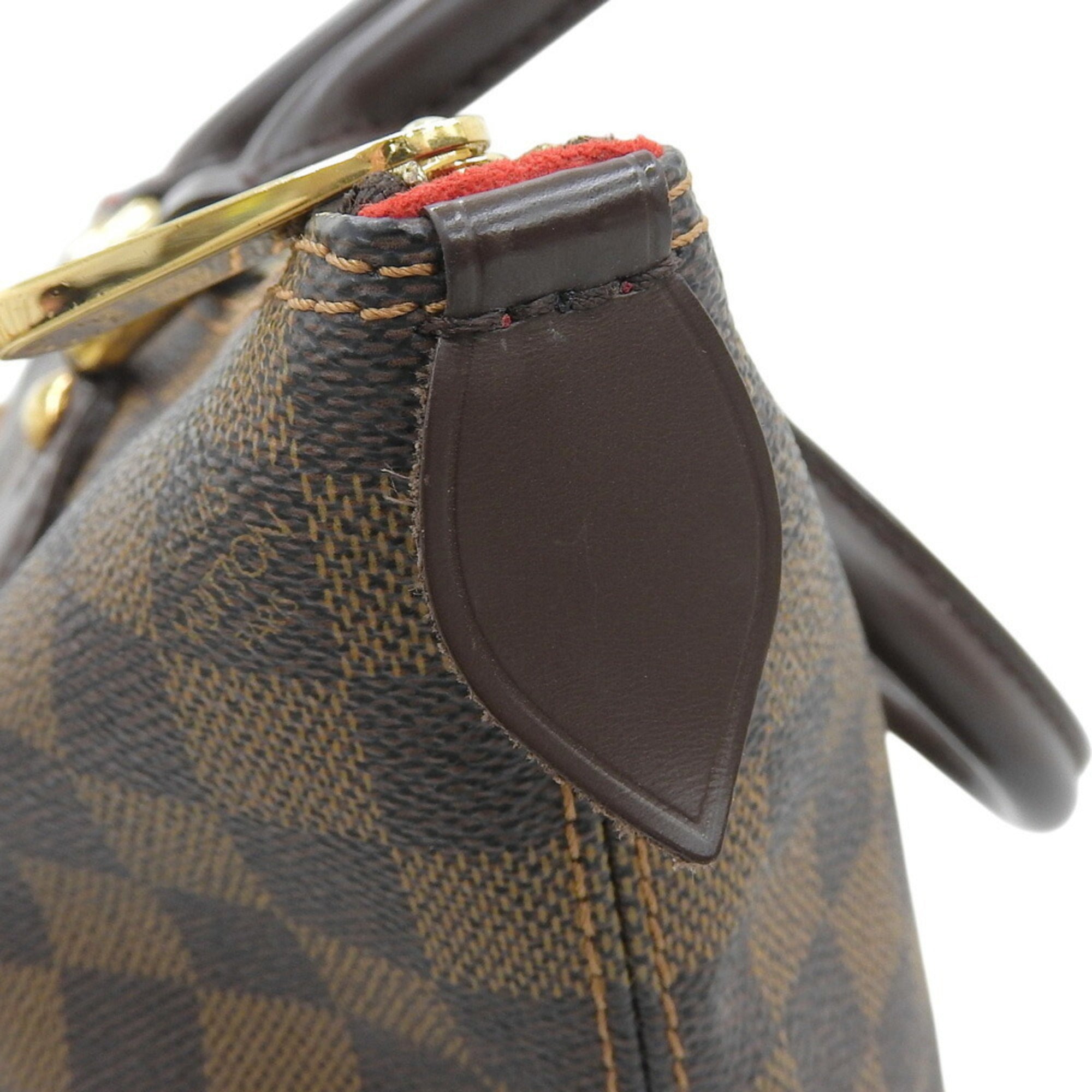 Louis Vuitton Brown Ebene Pvc Handbag Tote Bag (Pre-Owned)