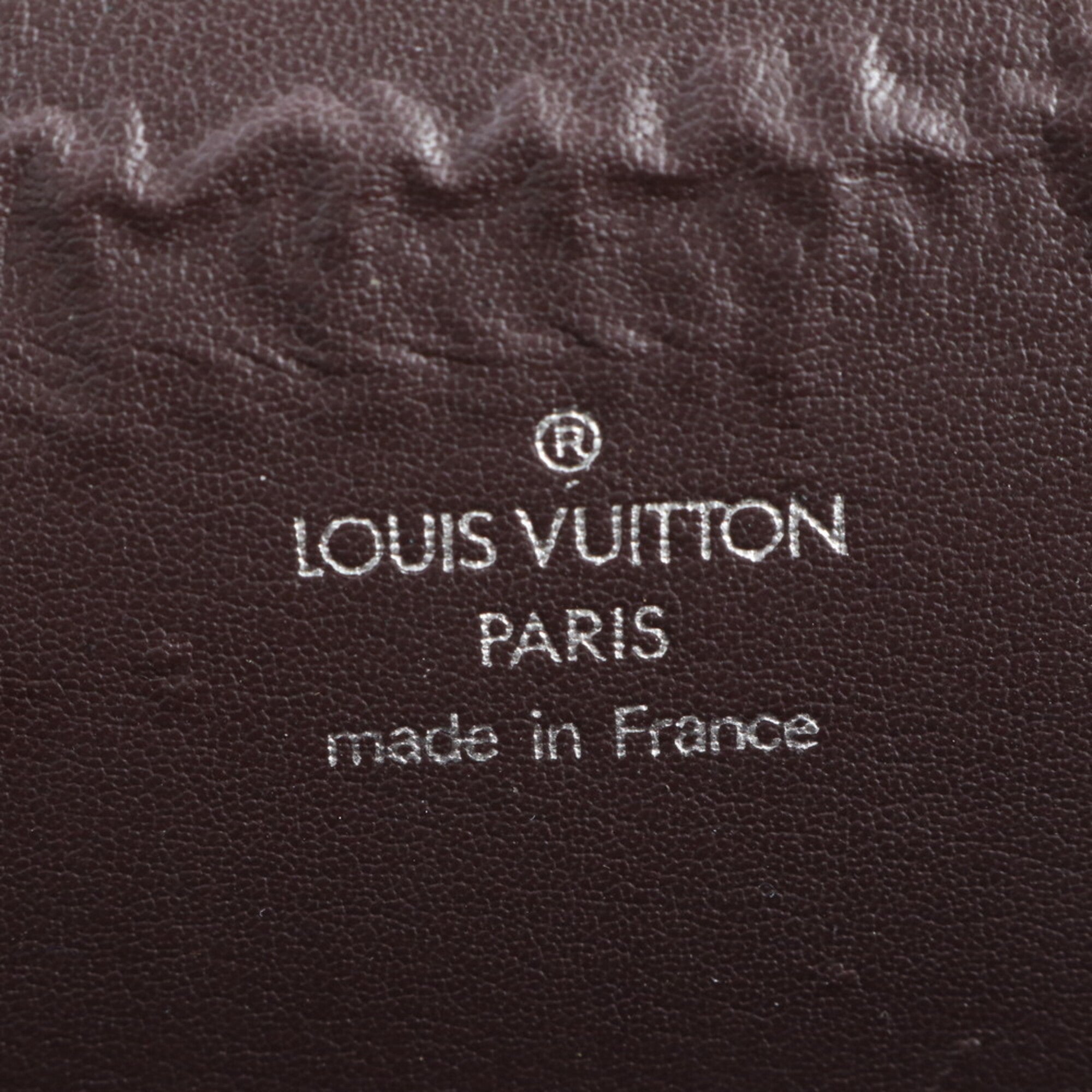 Louis Vuitton Acajou Leather Briefcase Tote Bag (Pre-Owned)