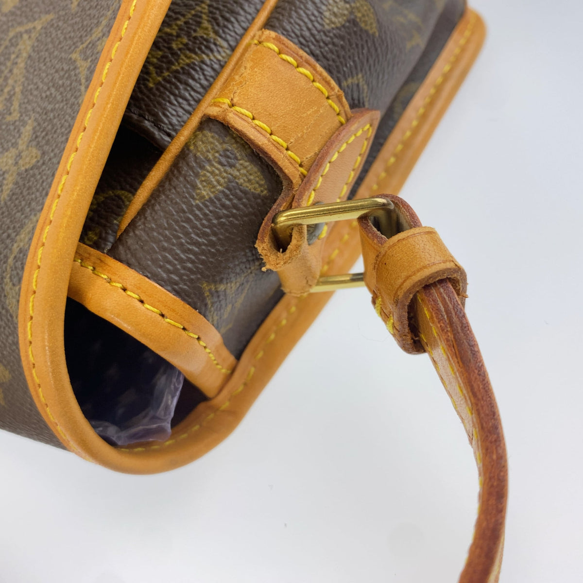 Louis Vuitton Monogram Brown Pvc Leather Pochette Shoulder Bag (Pre-Owned)