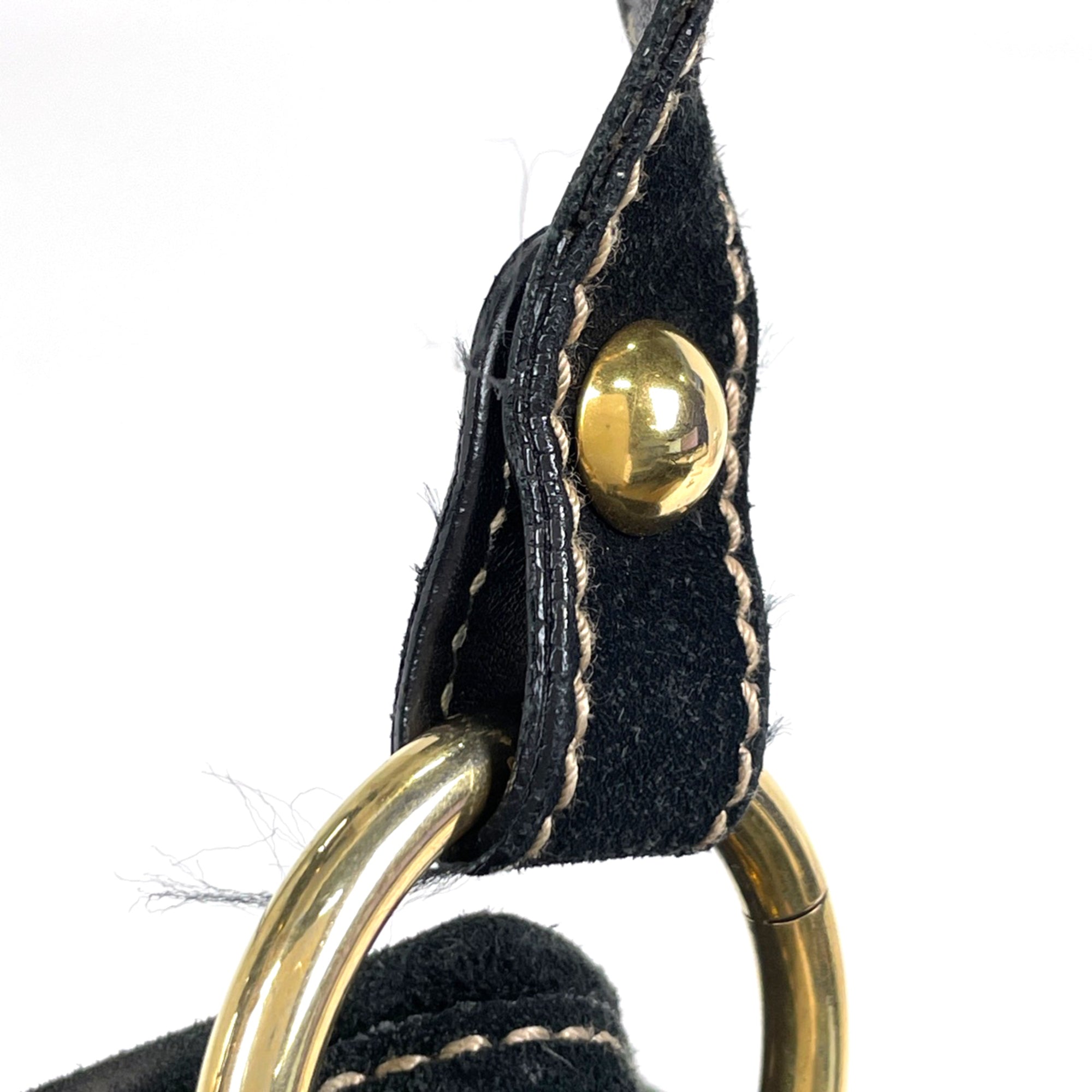 Gucci Black Suede Tote Bag (Pre-Owned)
