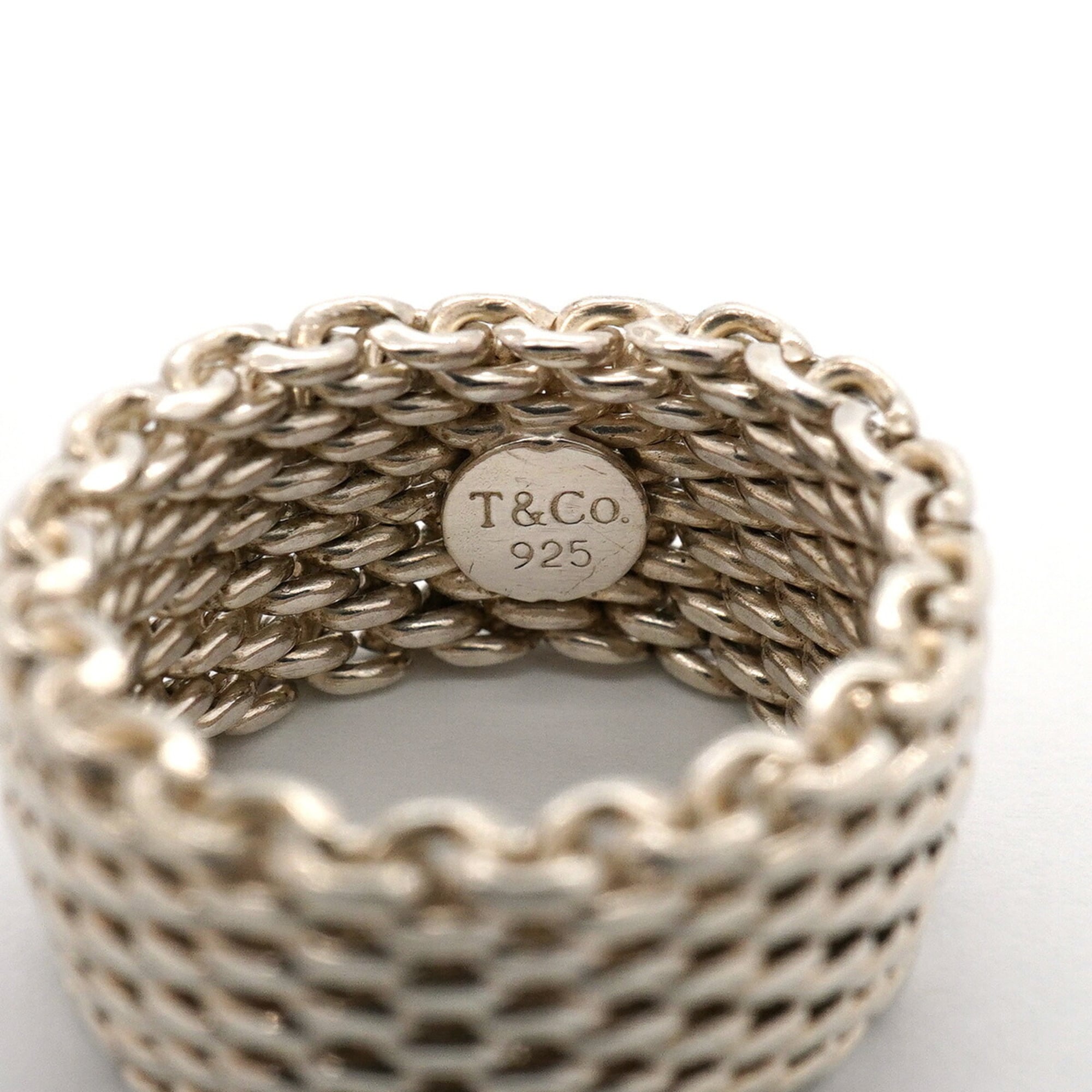 Tiffany Silver 925 Band Ring (Pre-Owned)