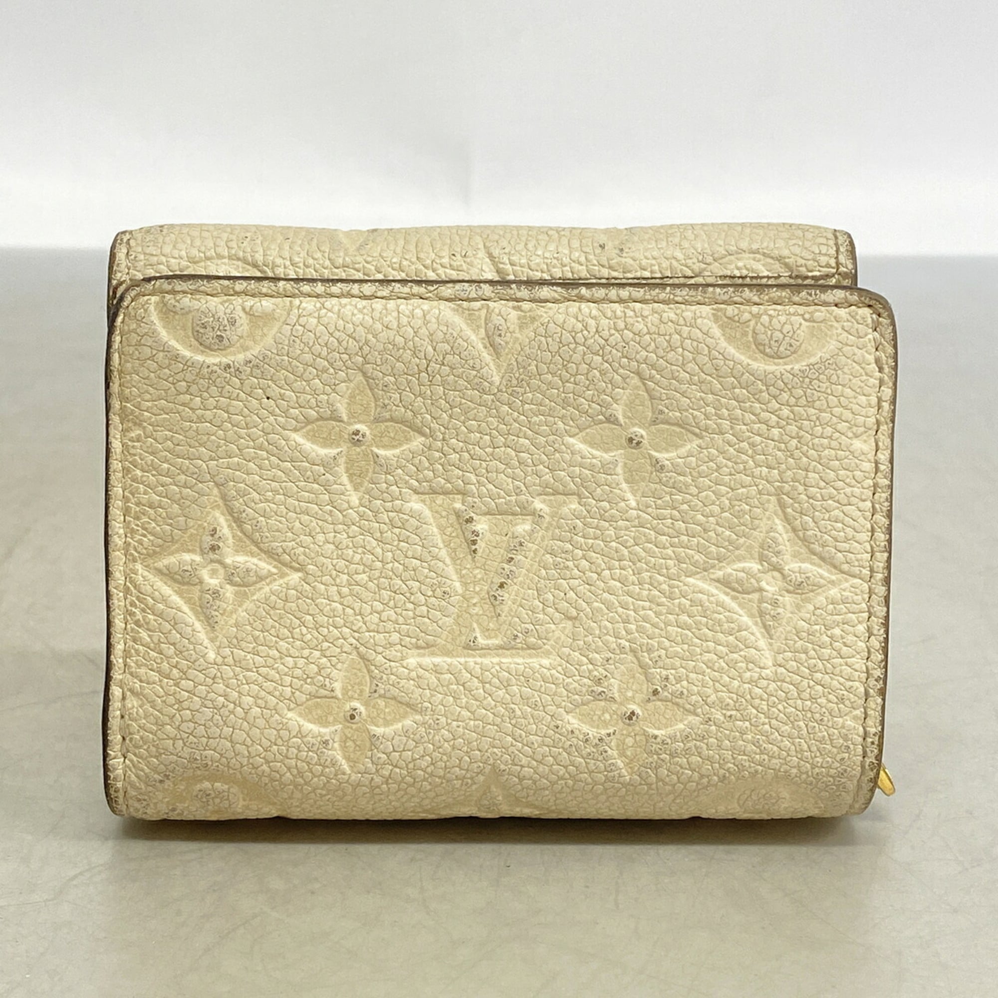 Louis Vuitton Cream Wallet (Tri-Fold) (Pre-Owned)