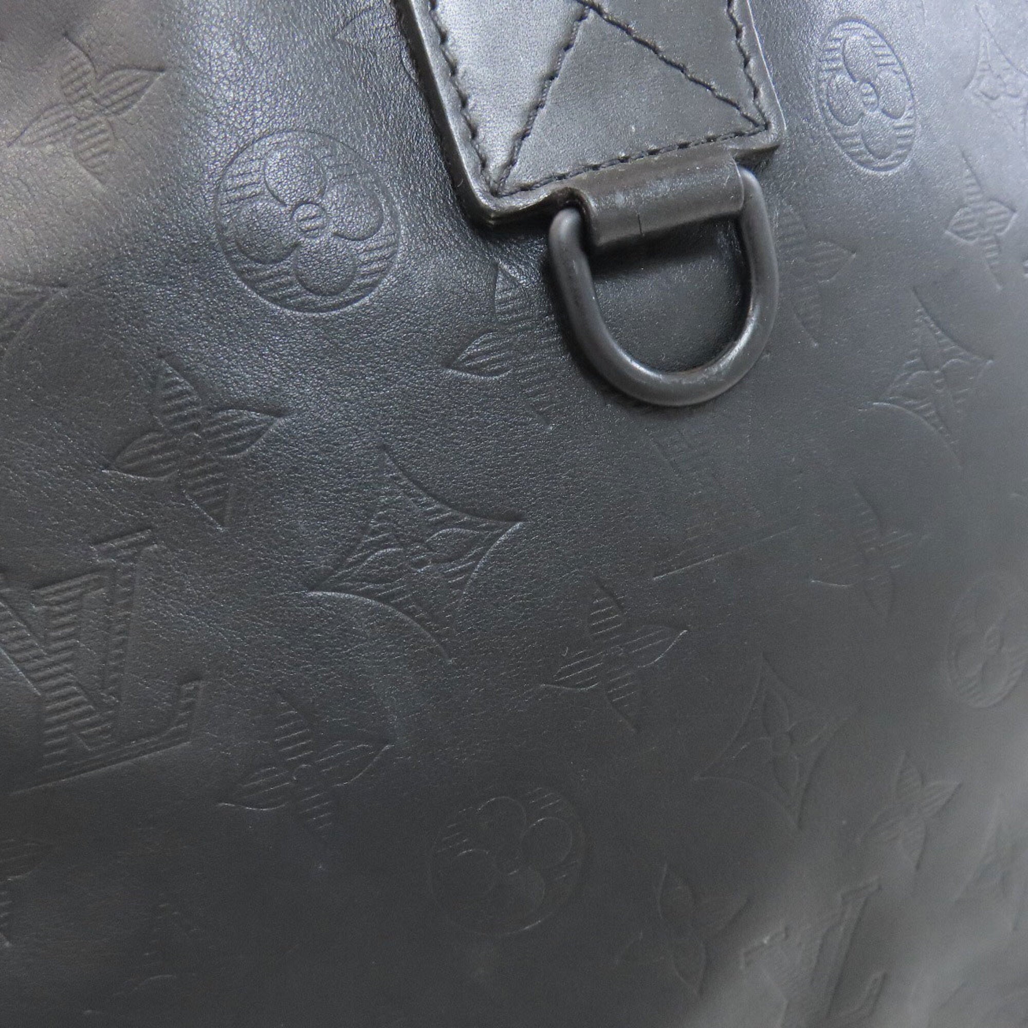Louis Vuitton Black Monogram Shadow Backpack (Pre-Owned)