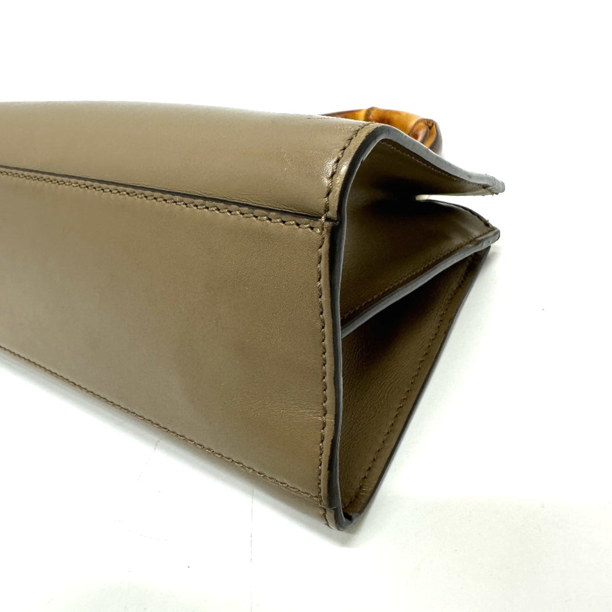 Gucci Brown Leather Handbag (Pre-Owned)